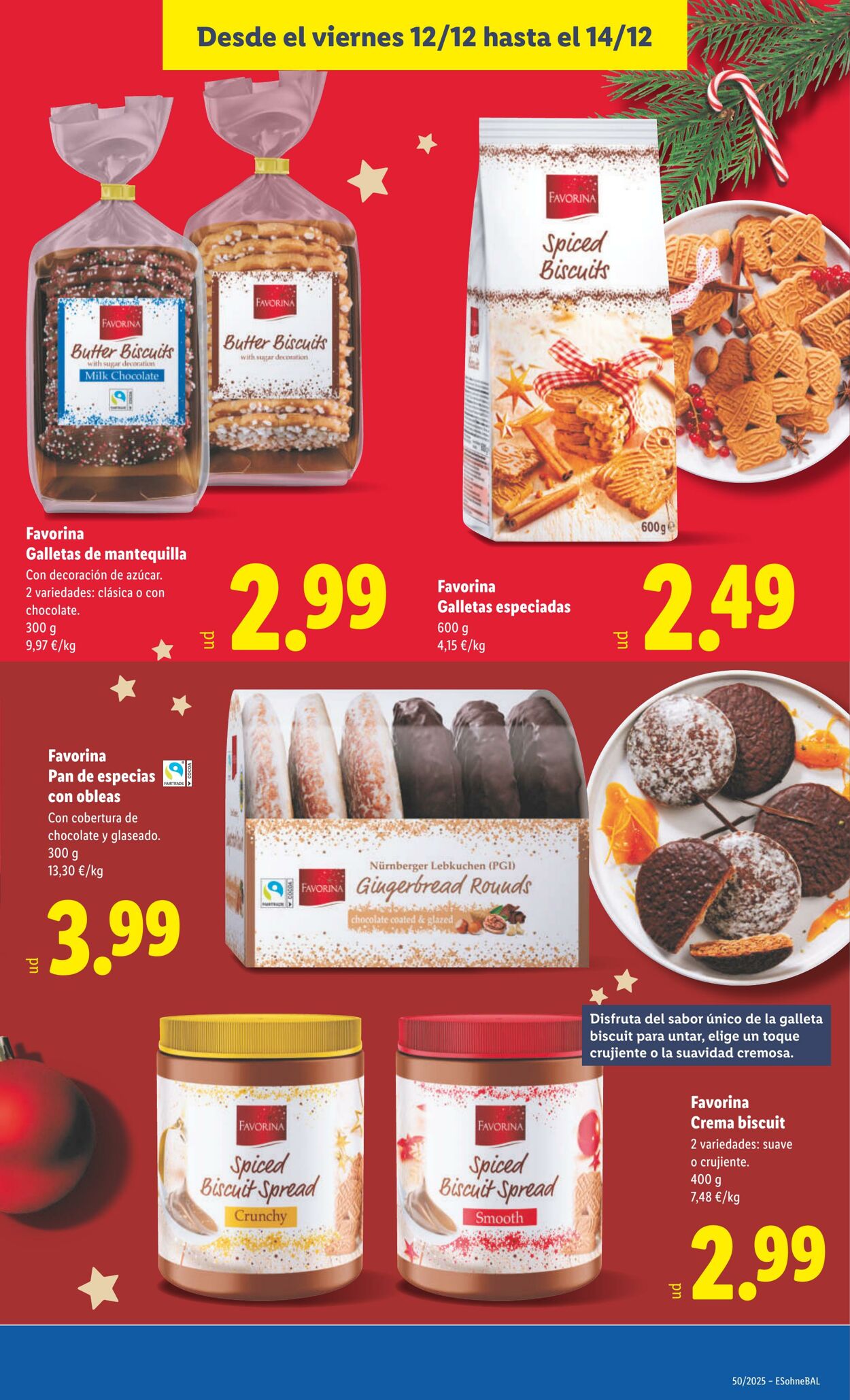 Folleto Lidl 08.12.2025 - 14.12.2025