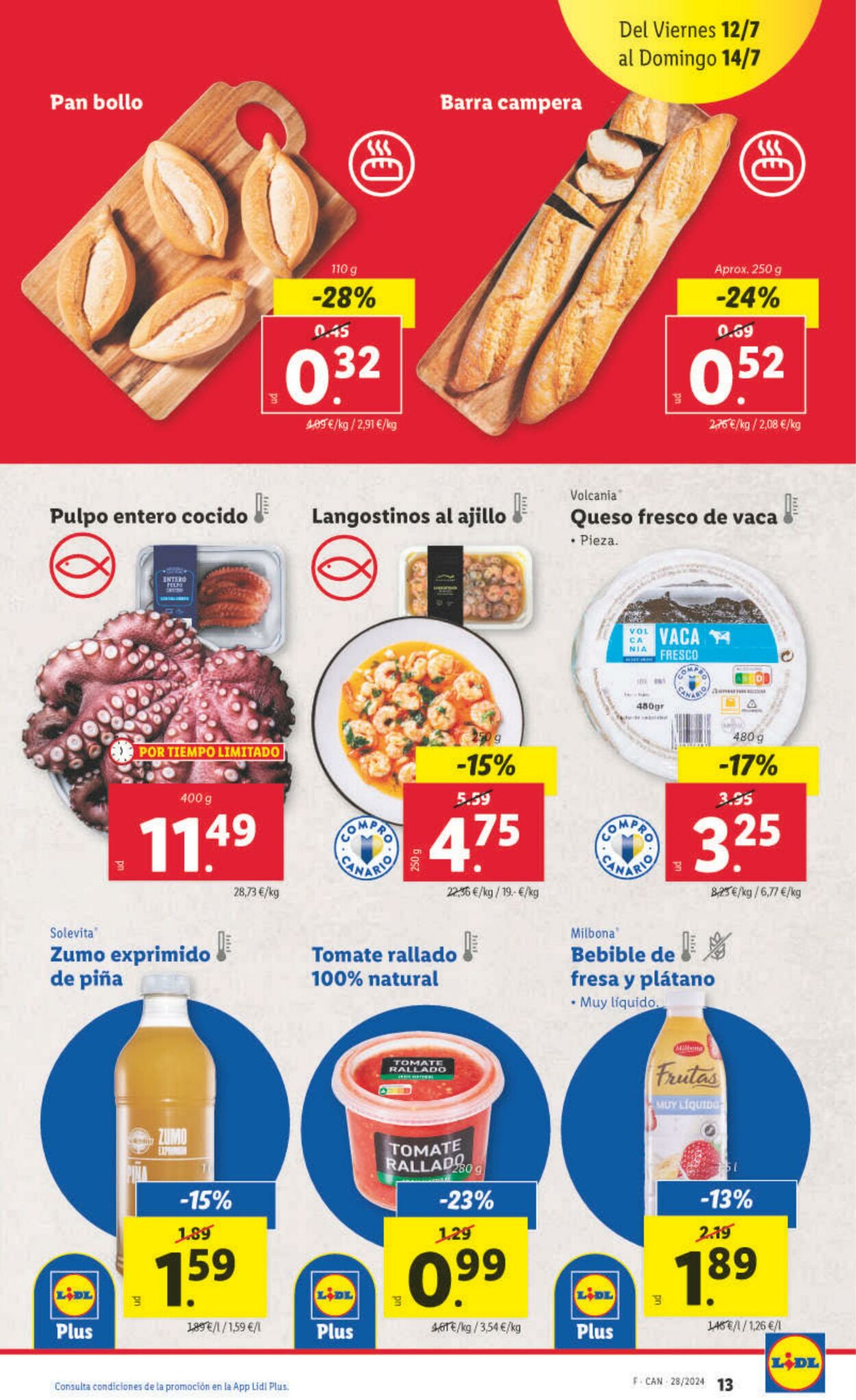 Folleto Lidl 08.07.2024 - 14.07.2024