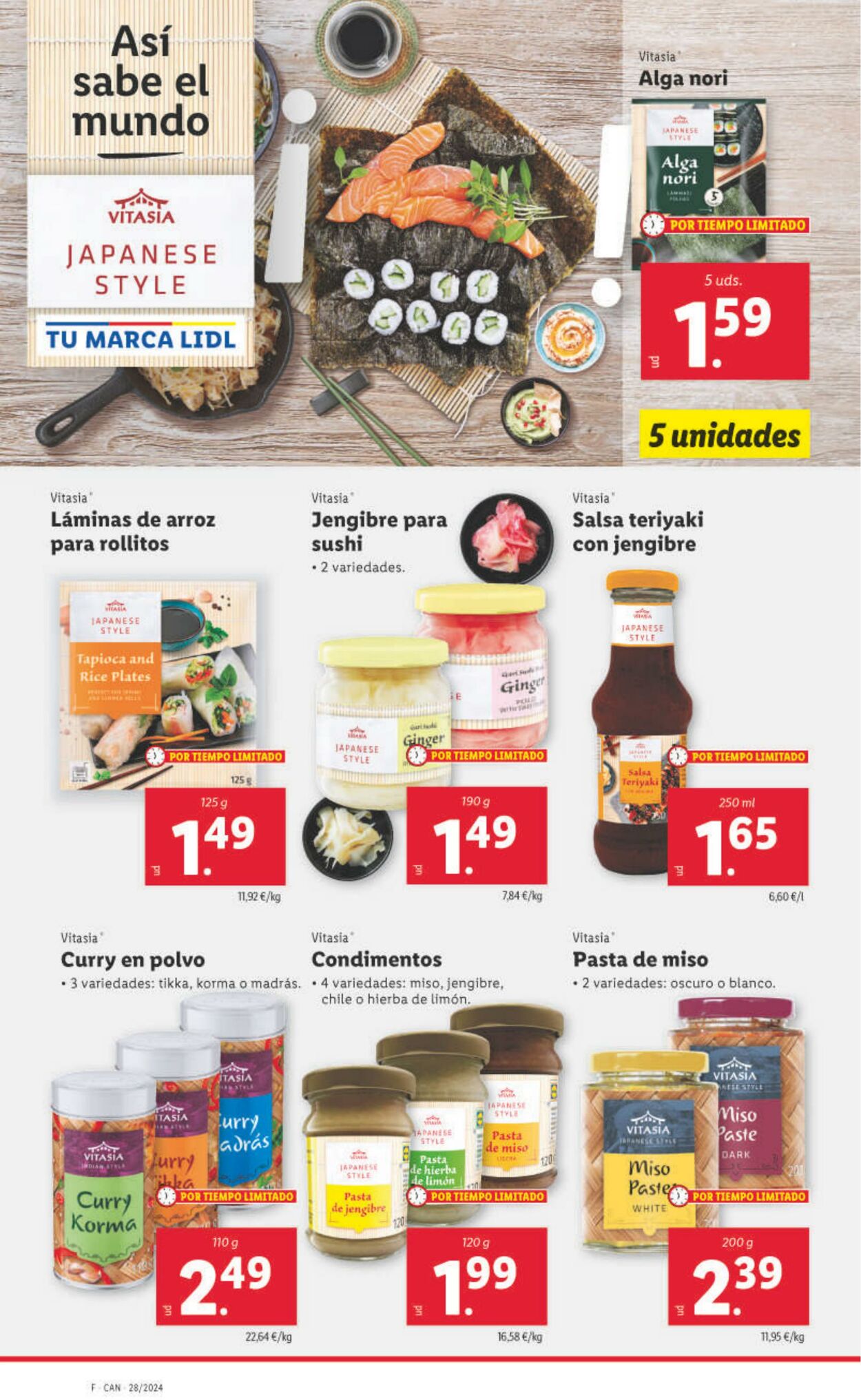 Folleto Lidl 08.07.2024 - 14.07.2024