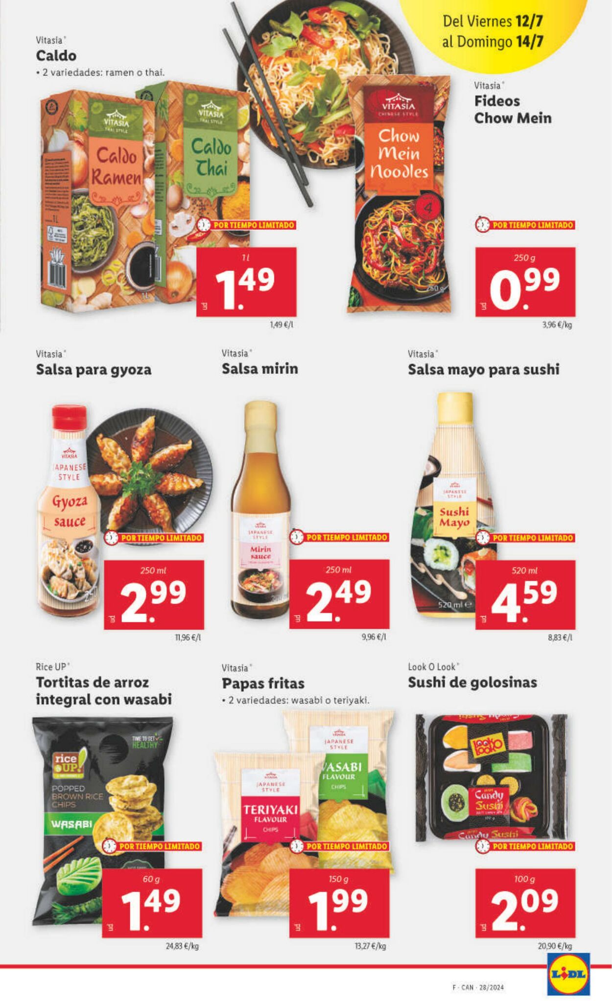 Folleto Lidl 08.07.2024 - 14.07.2024