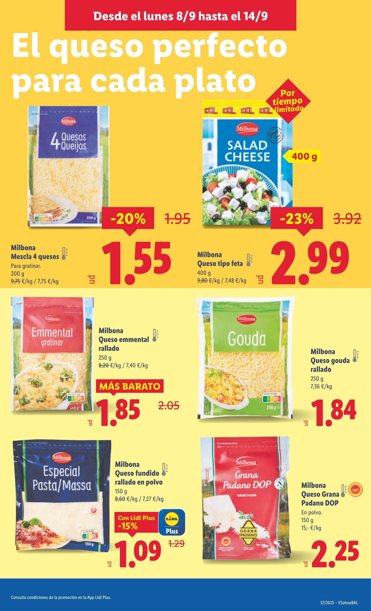 Folleto Lidl 08.09.2025 - 14.09.2025