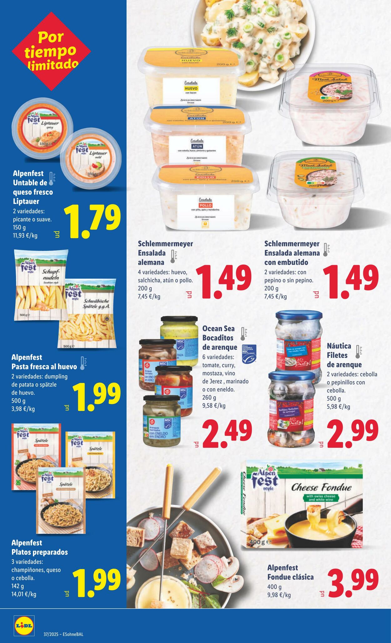 Folleto Lidl 08.09.2025 - 14.09.2025