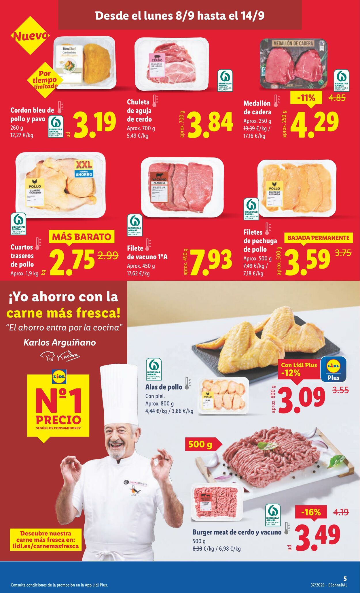 Folleto Lidl 08.09.2025 - 14.09.2025