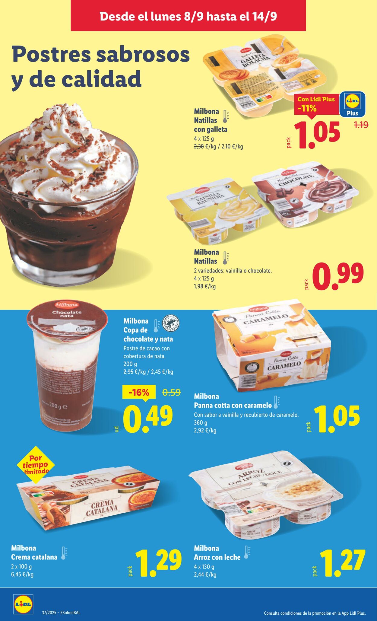 Folleto Lidl 08.09.2025 - 14.09.2025