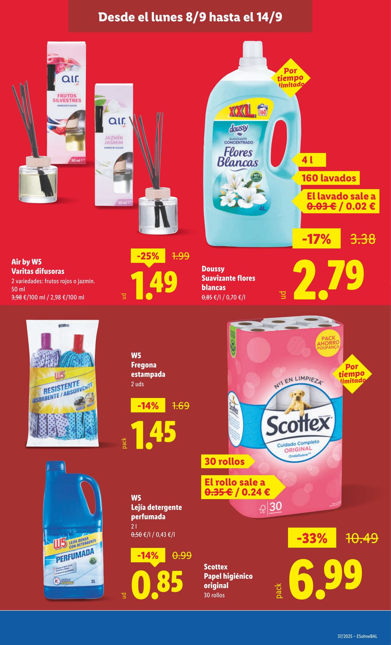 Folleto Lidl 08.09.2025 - 14.09.2025