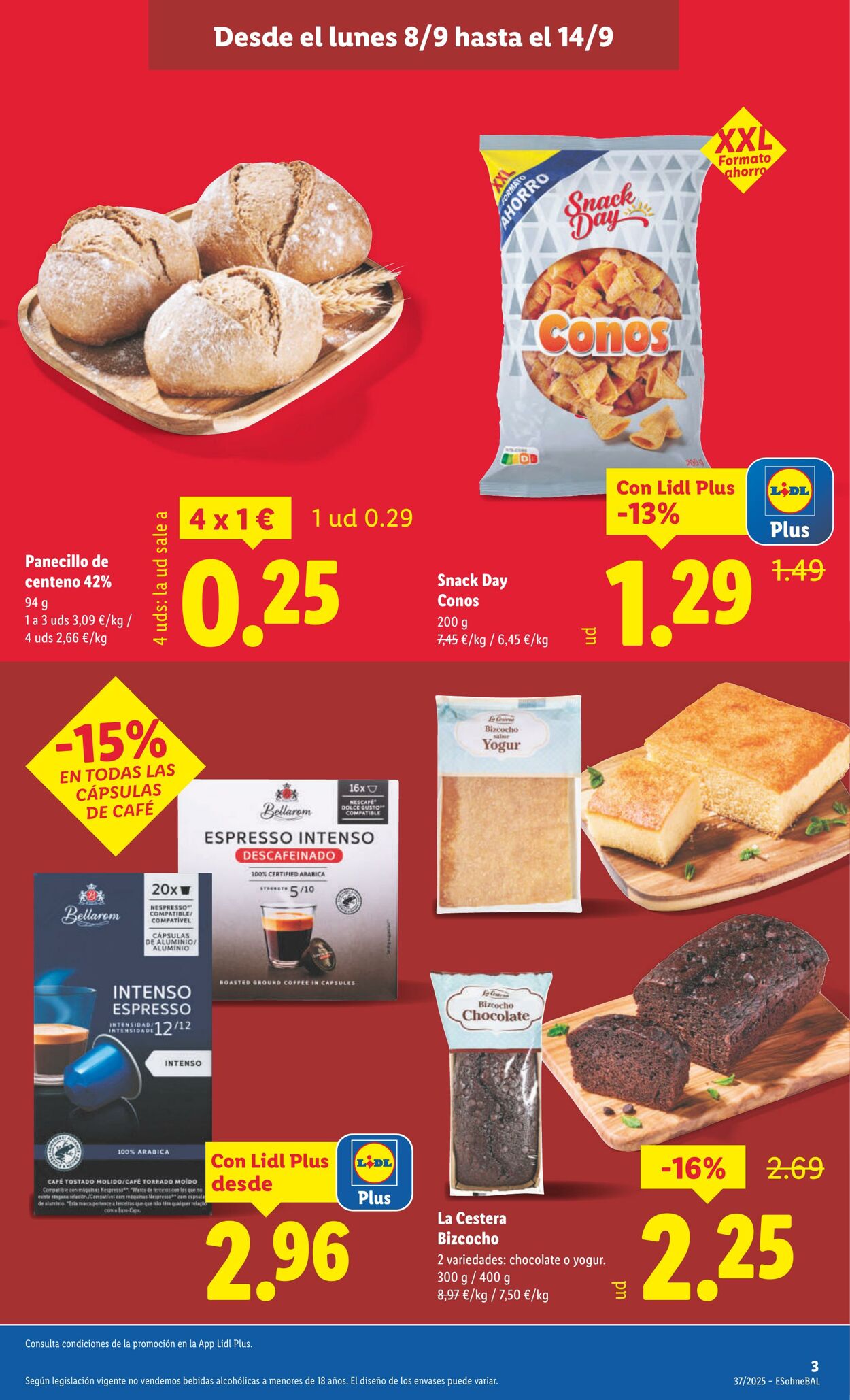 Folleto Lidl 08.09.2025 - 14.09.2025