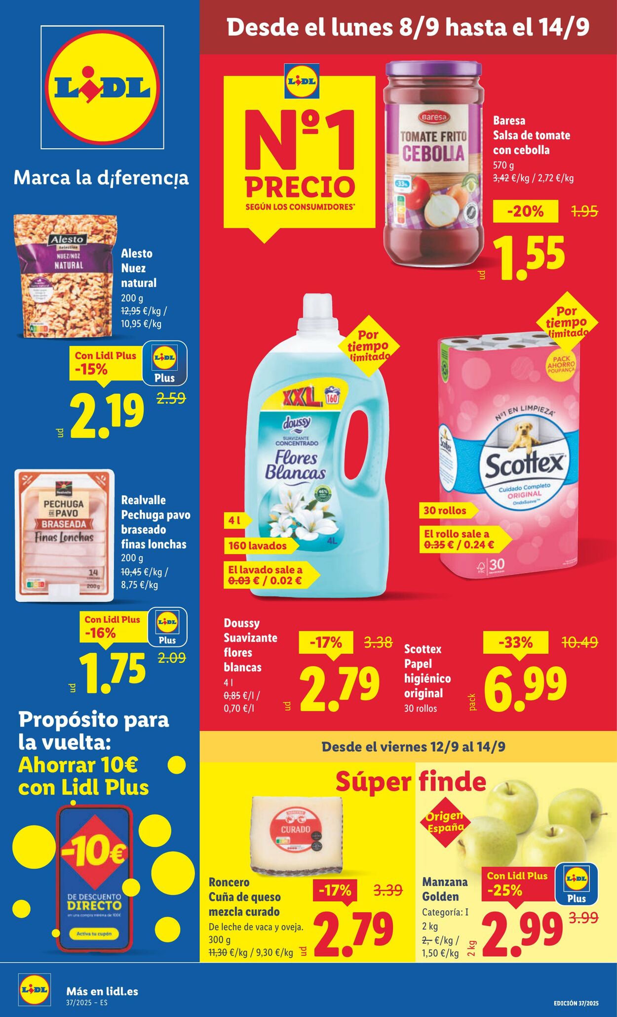 Folleto Lidl 08.09.2025 - 14.09.2025