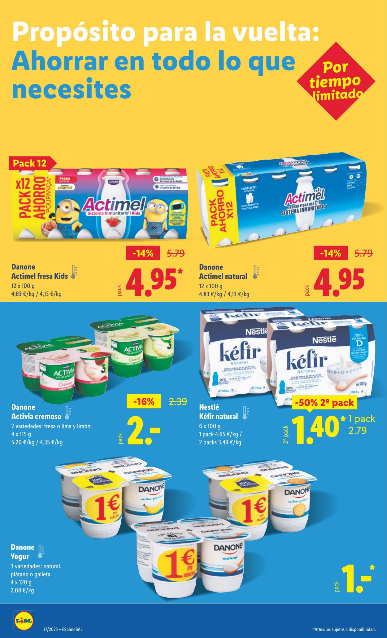 Folleto Lidl 08.09.2025 - 14.09.2025