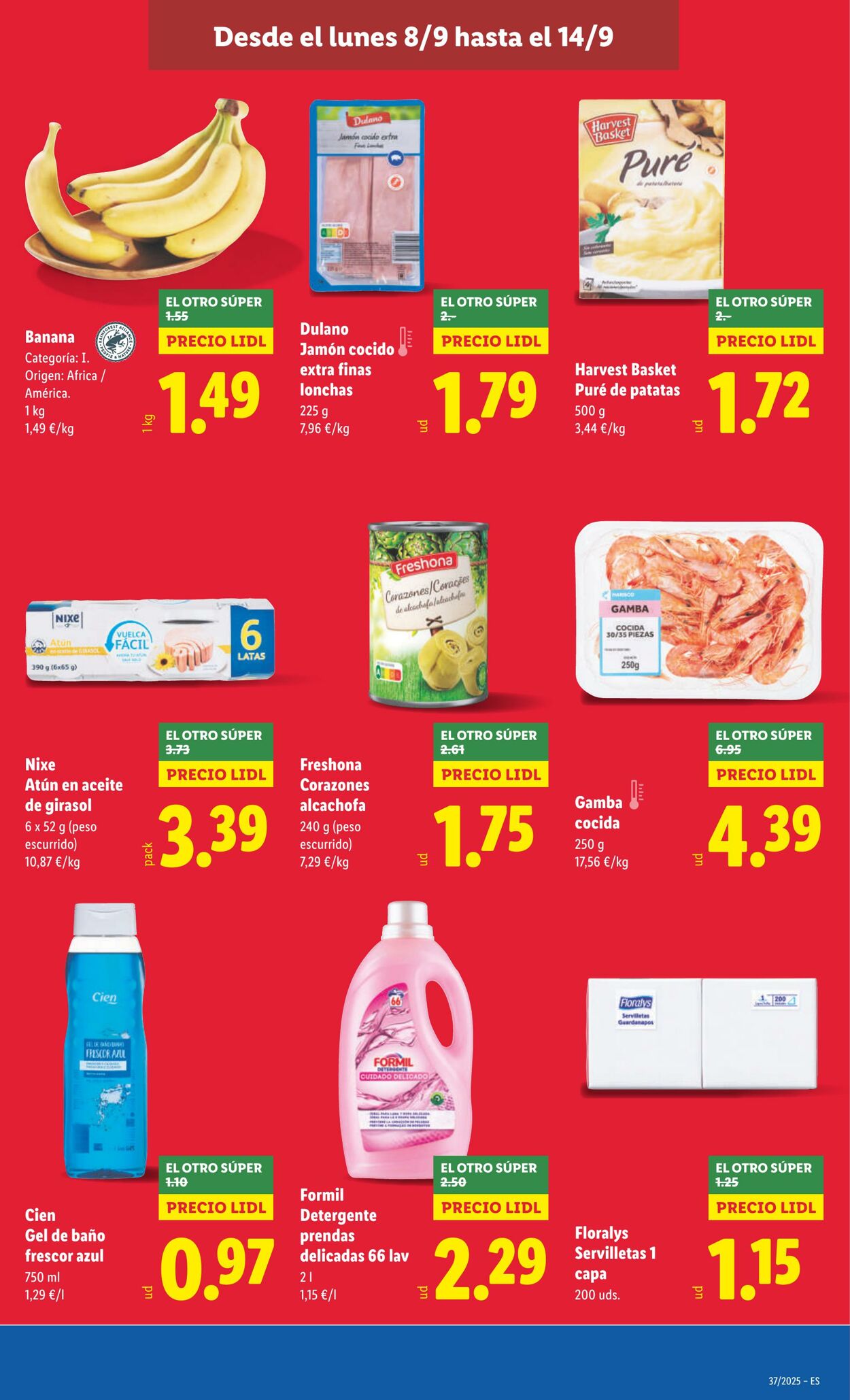 Folleto Lidl 08.09.2025 - 14.09.2025