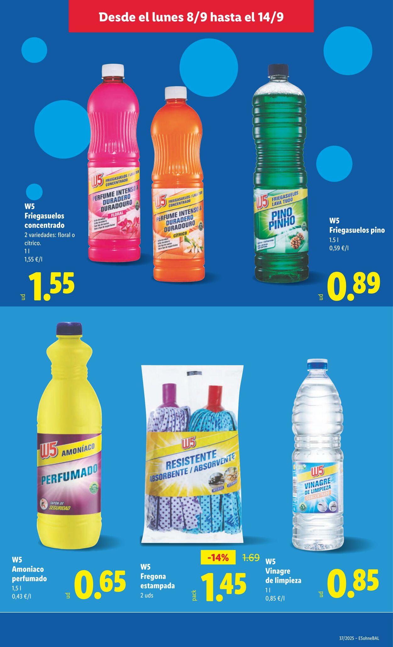 Folleto Lidl 08.09.2025 - 14.09.2025