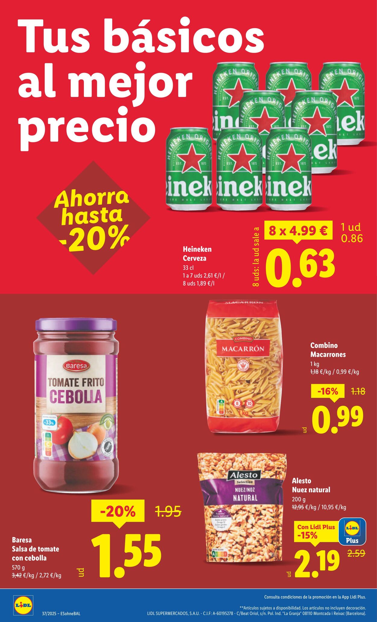 Folleto Lidl 08.09.2025 - 14.09.2025