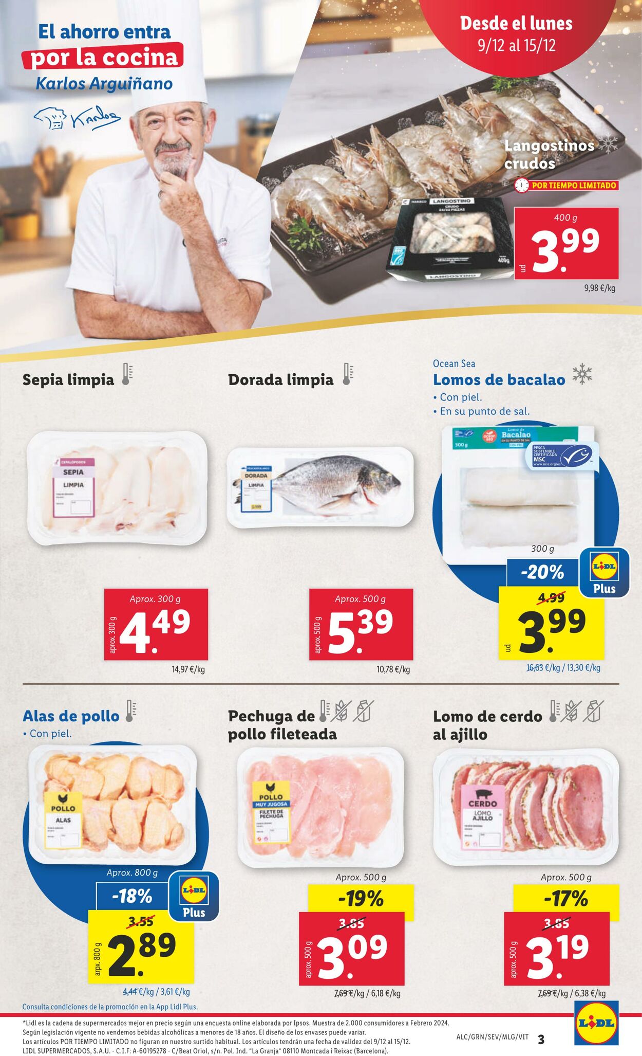 Folleto Lidl 04.12.2024 - 15.12.2024