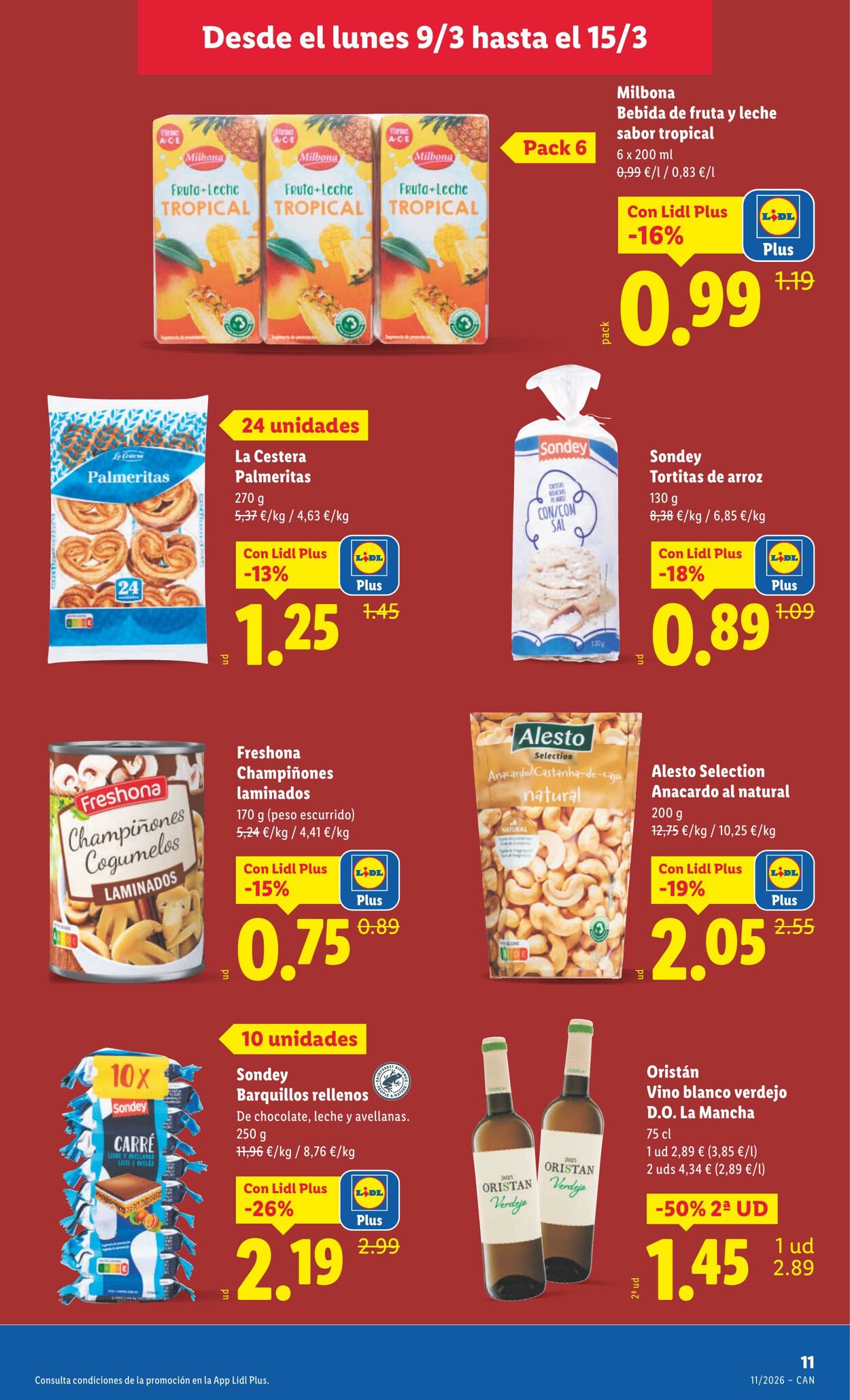 Folleto Lidl 09.03.2026 - 15.03.2026