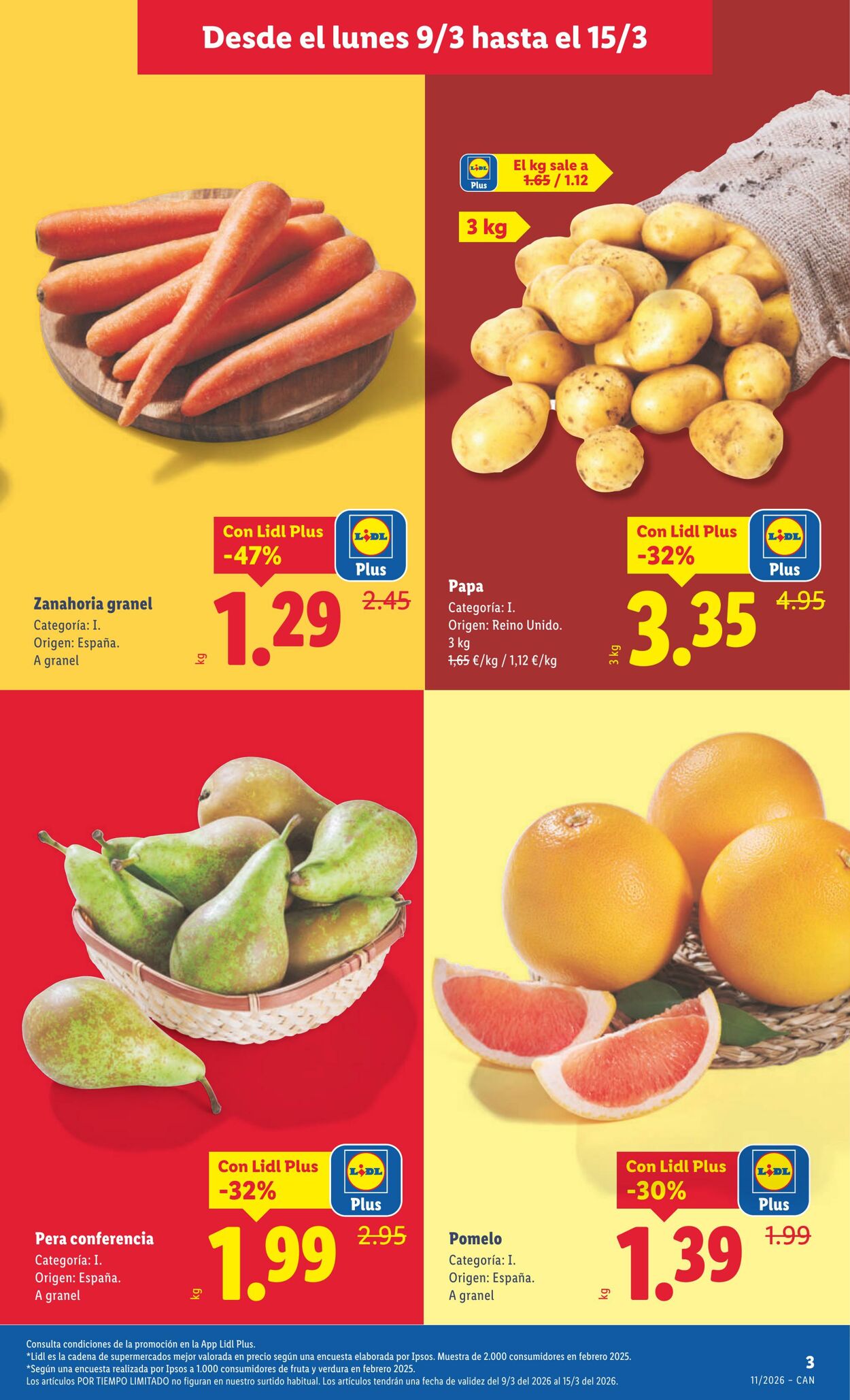 Folleto Lidl 09.03.2026 - 15.03.2026