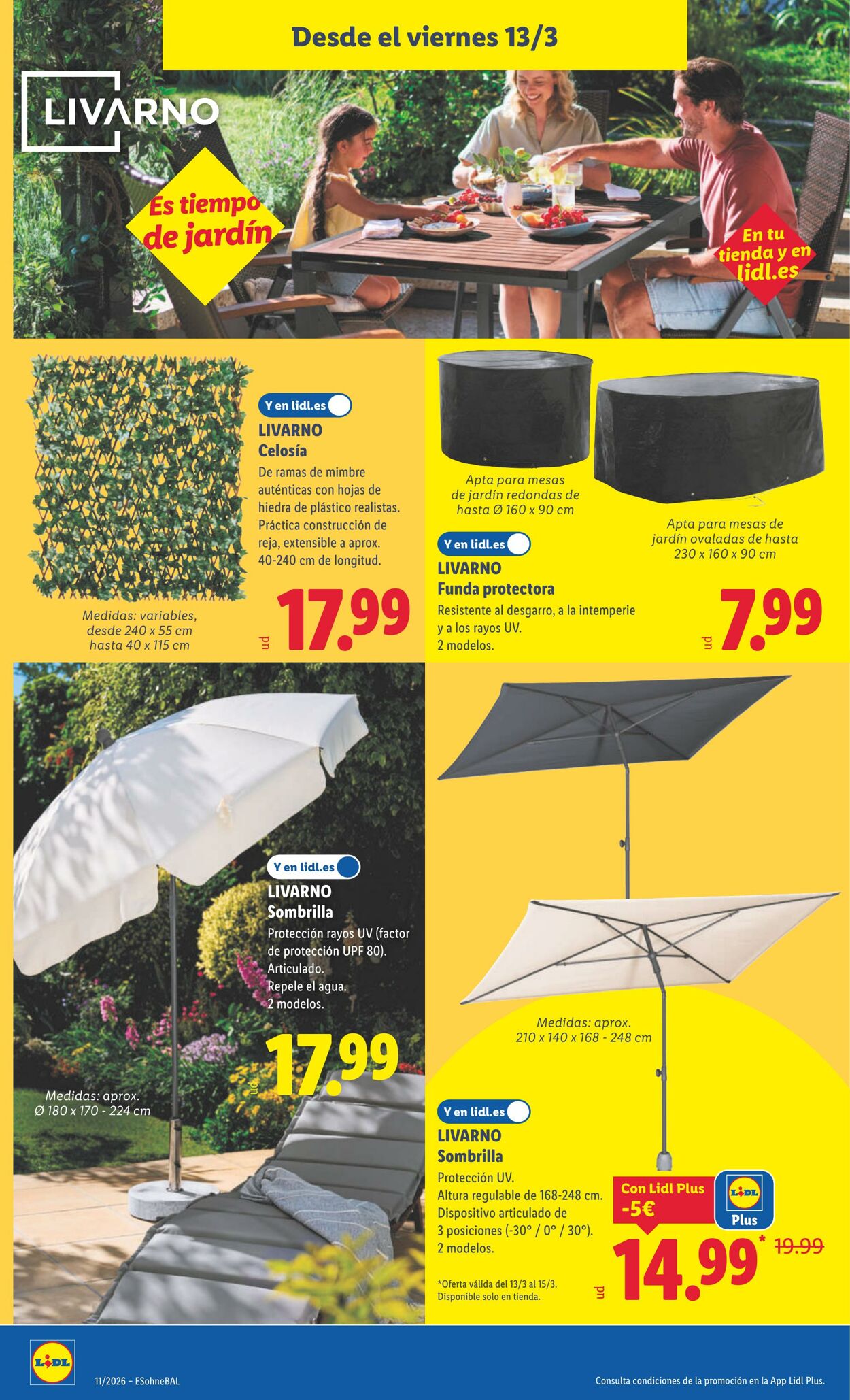 Folleto Lidl 09.03.2026 - 15.03.2026