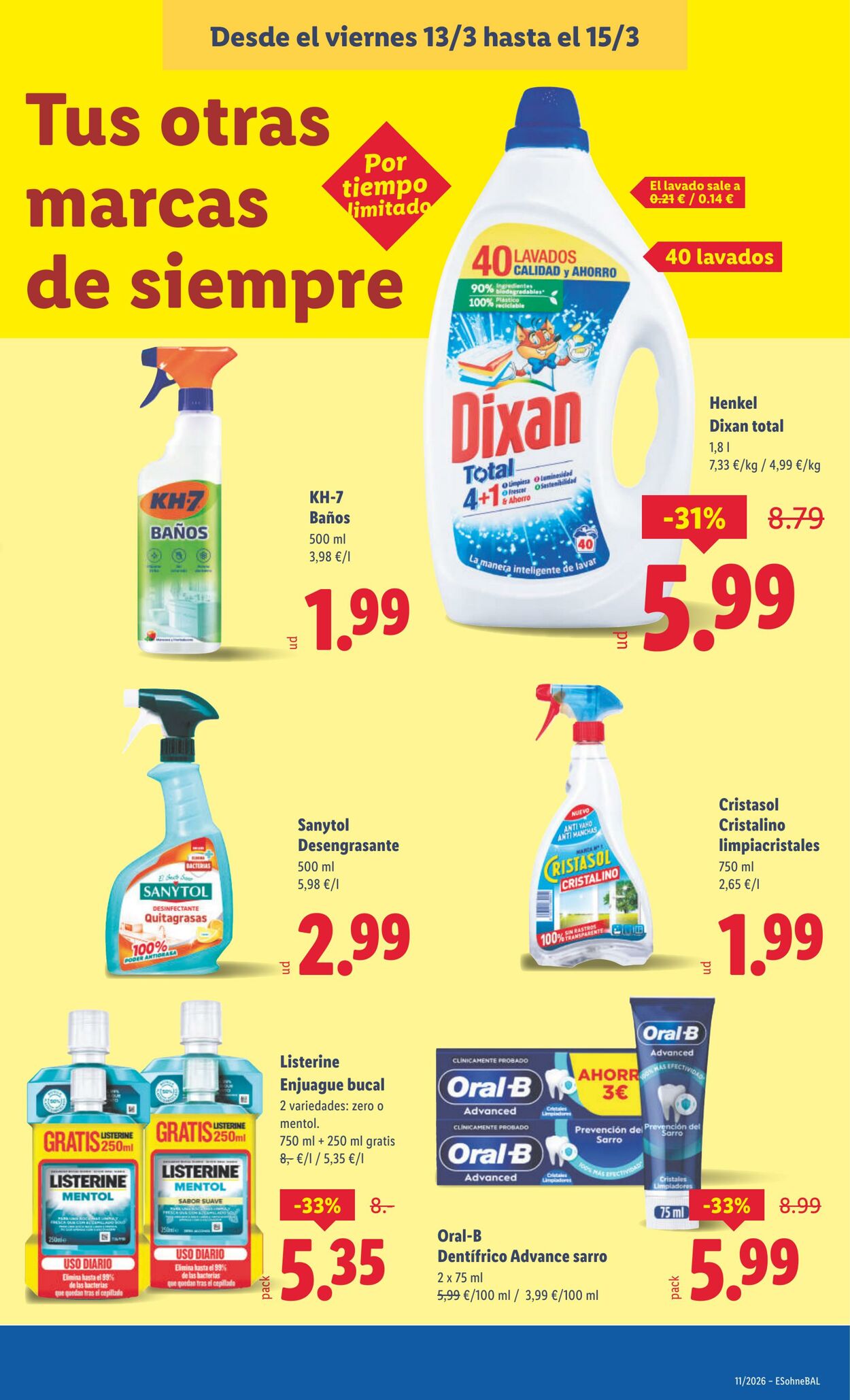 Folleto Lidl 02.03.2026 - 08.03.2026