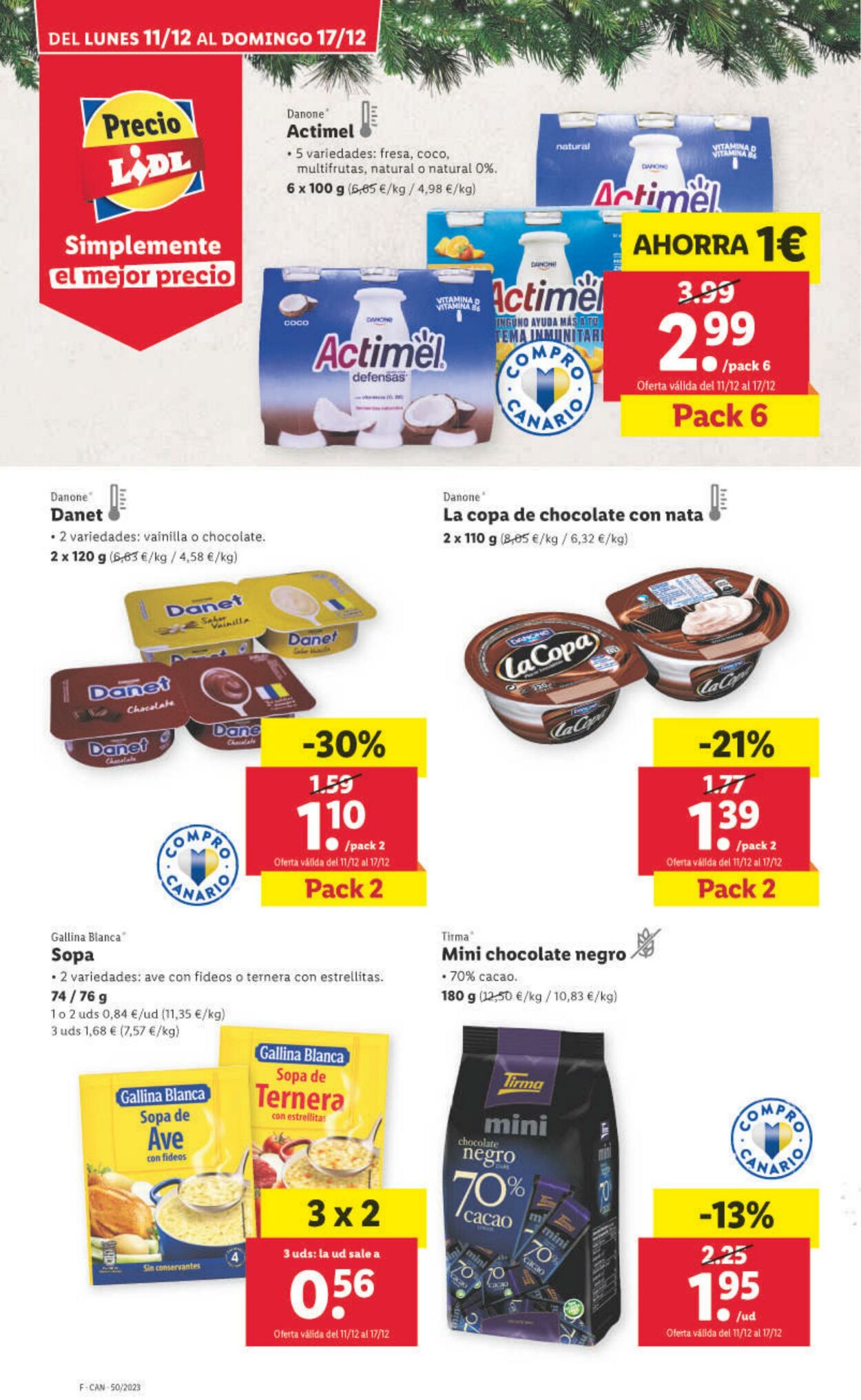 Folleto Lidl 11.12.2023 - 17.12.2023