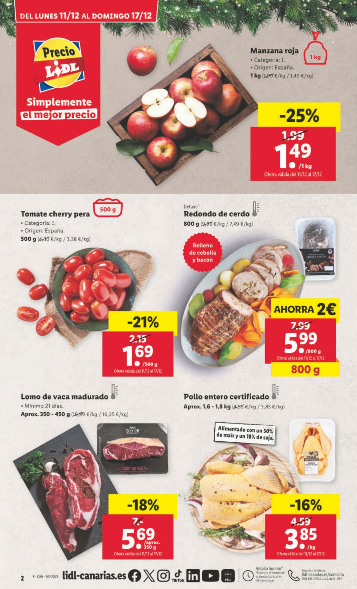 Folleto Lidl 11.12.2023 - 17.12.2023