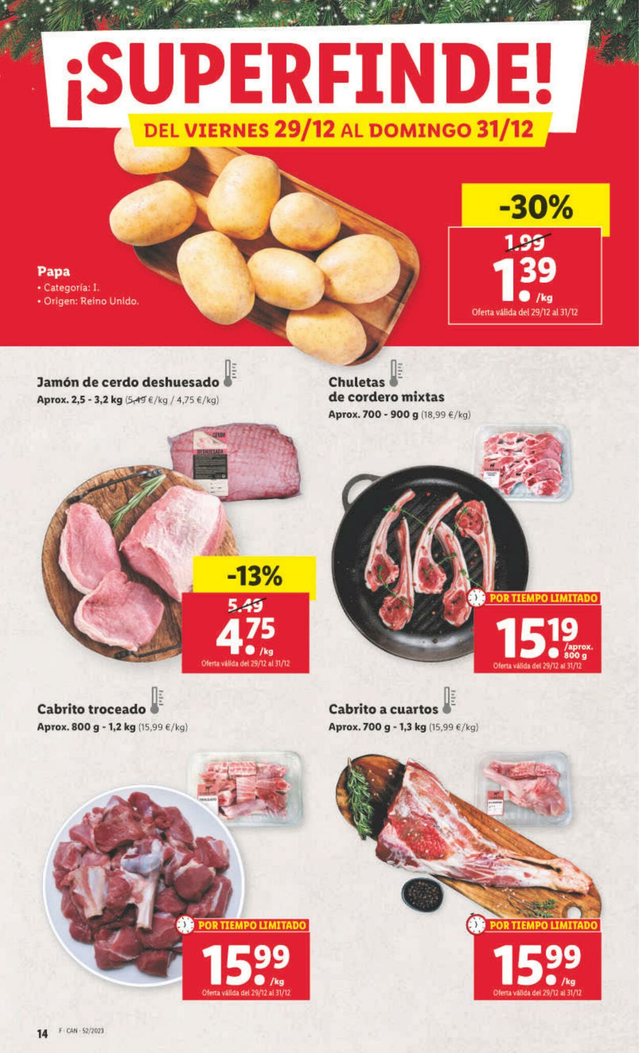 Folleto Lidl 25.12.2023 - 31.12.2023