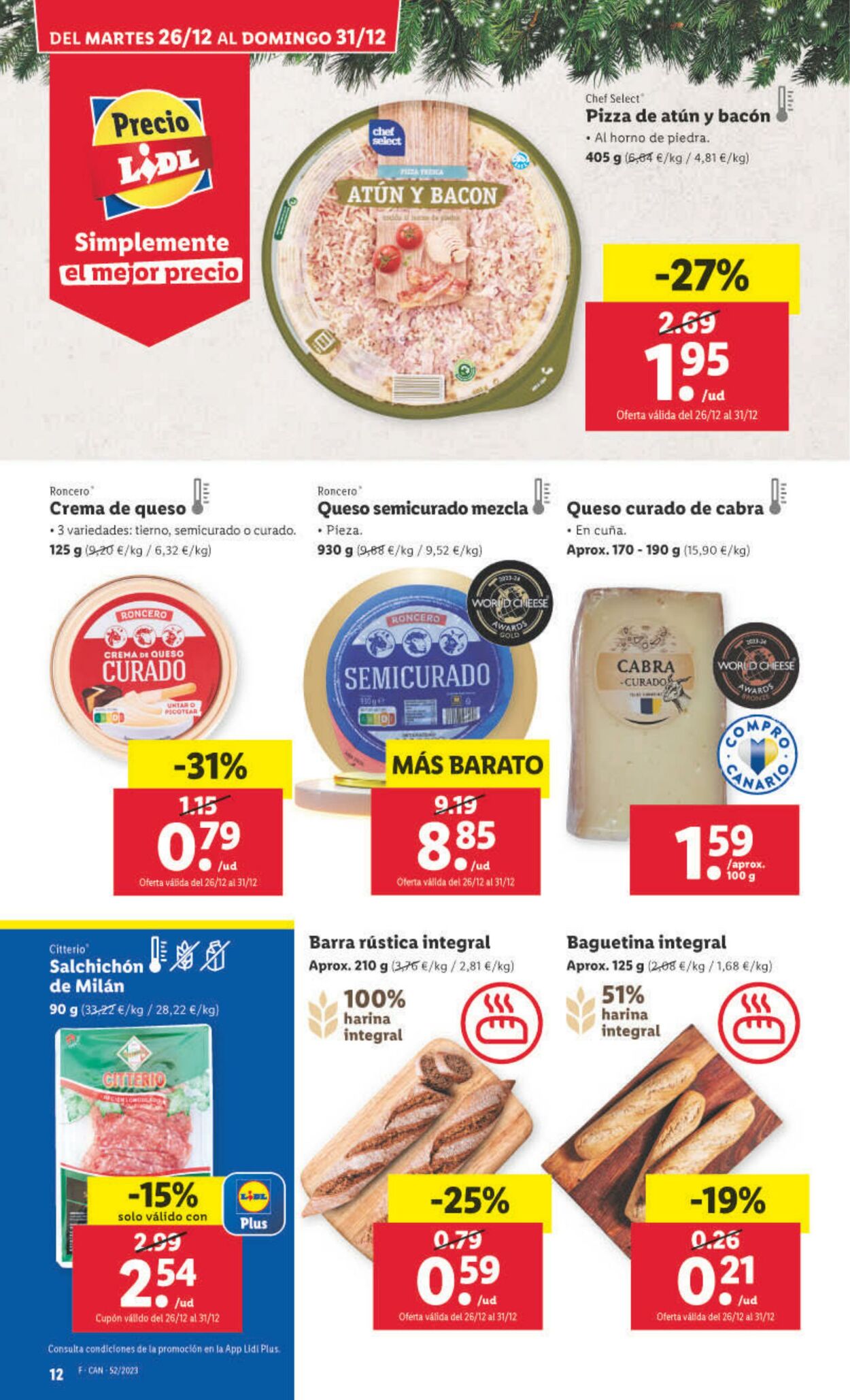 Folleto Lidl 25.12.2023 - 31.12.2023