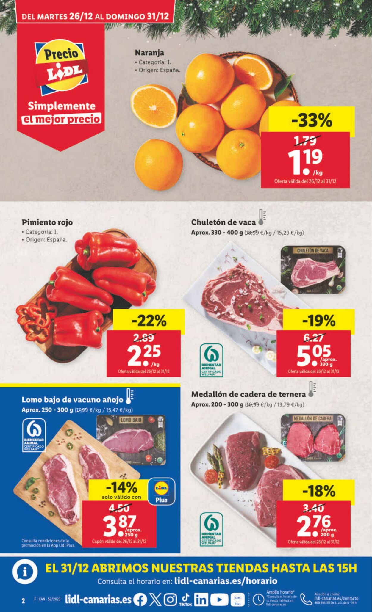 Folleto Lidl 25.12.2023 - 31.12.2023