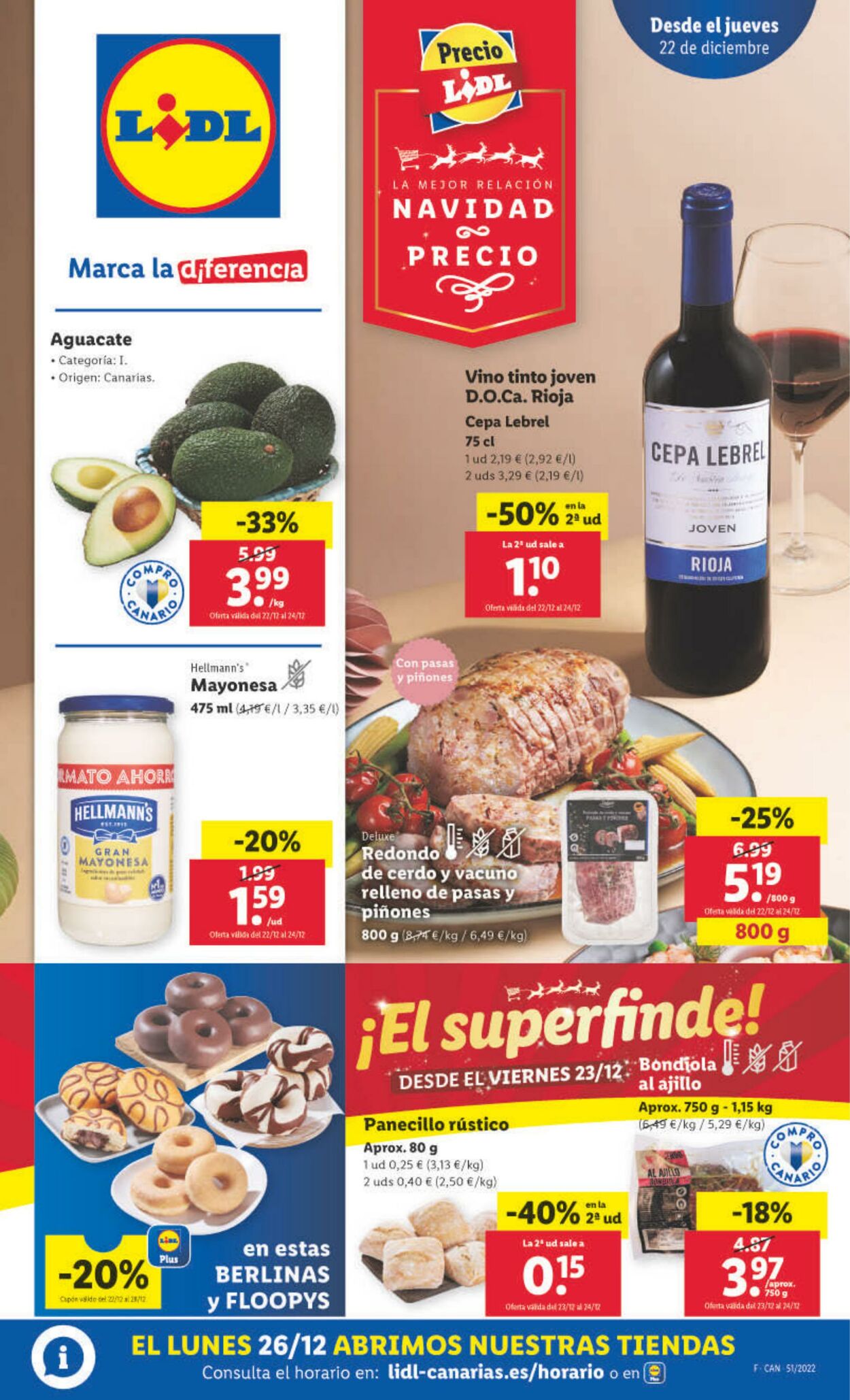 Folleto Lidl 22.12.2022 - 28.12.2022