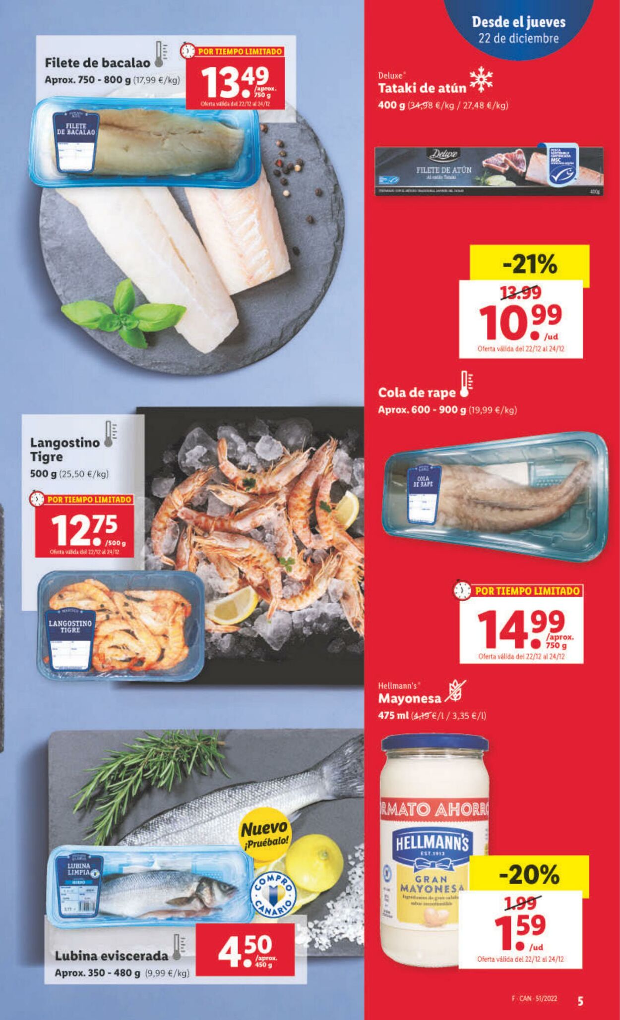 Folleto Lidl 22.12.2022 - 28.12.2022