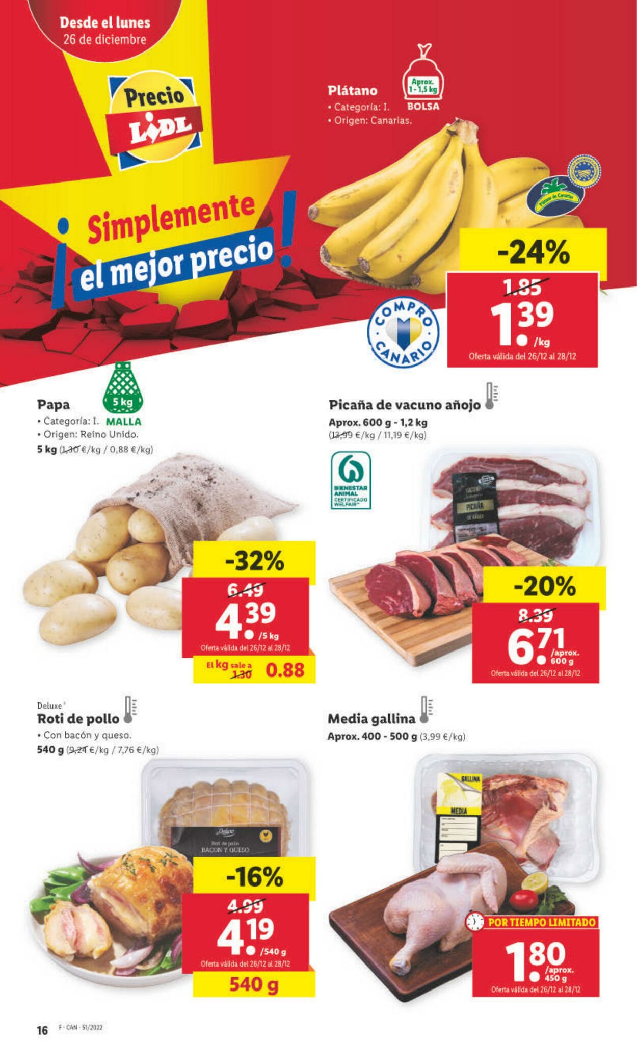 Folleto Lidl 22.12.2022 - 28.12.2022