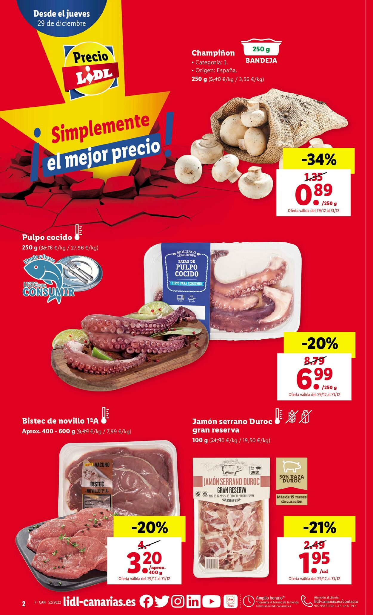 Folleto Lidl 29.12.2022 - 04.01.2023