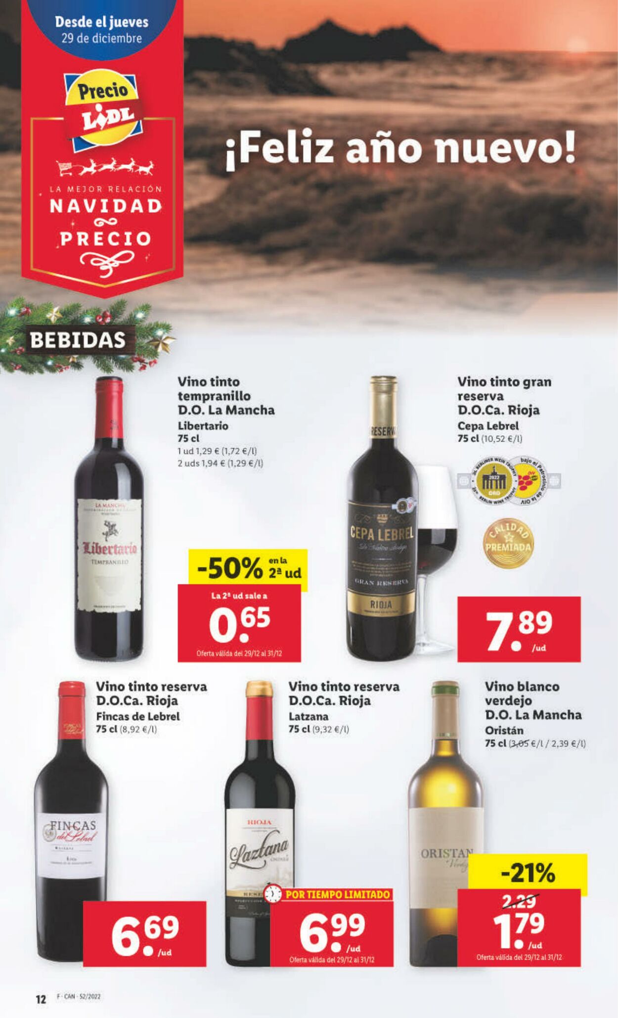 Folleto Lidl 29.12.2022 - 04.01.2023