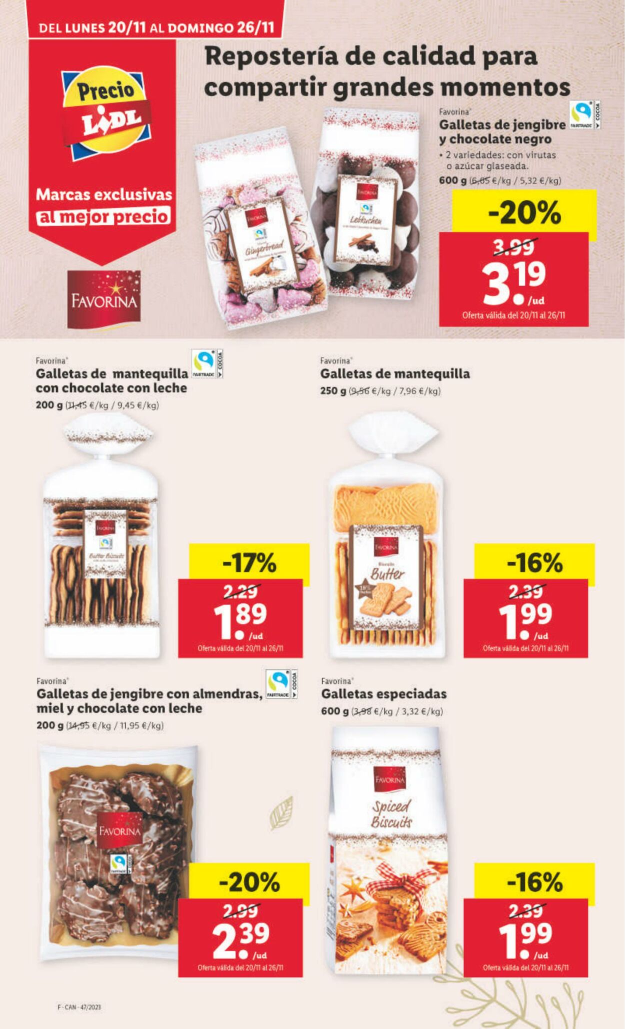 Folleto Lidl 20.11.2023 - 26.11.2023