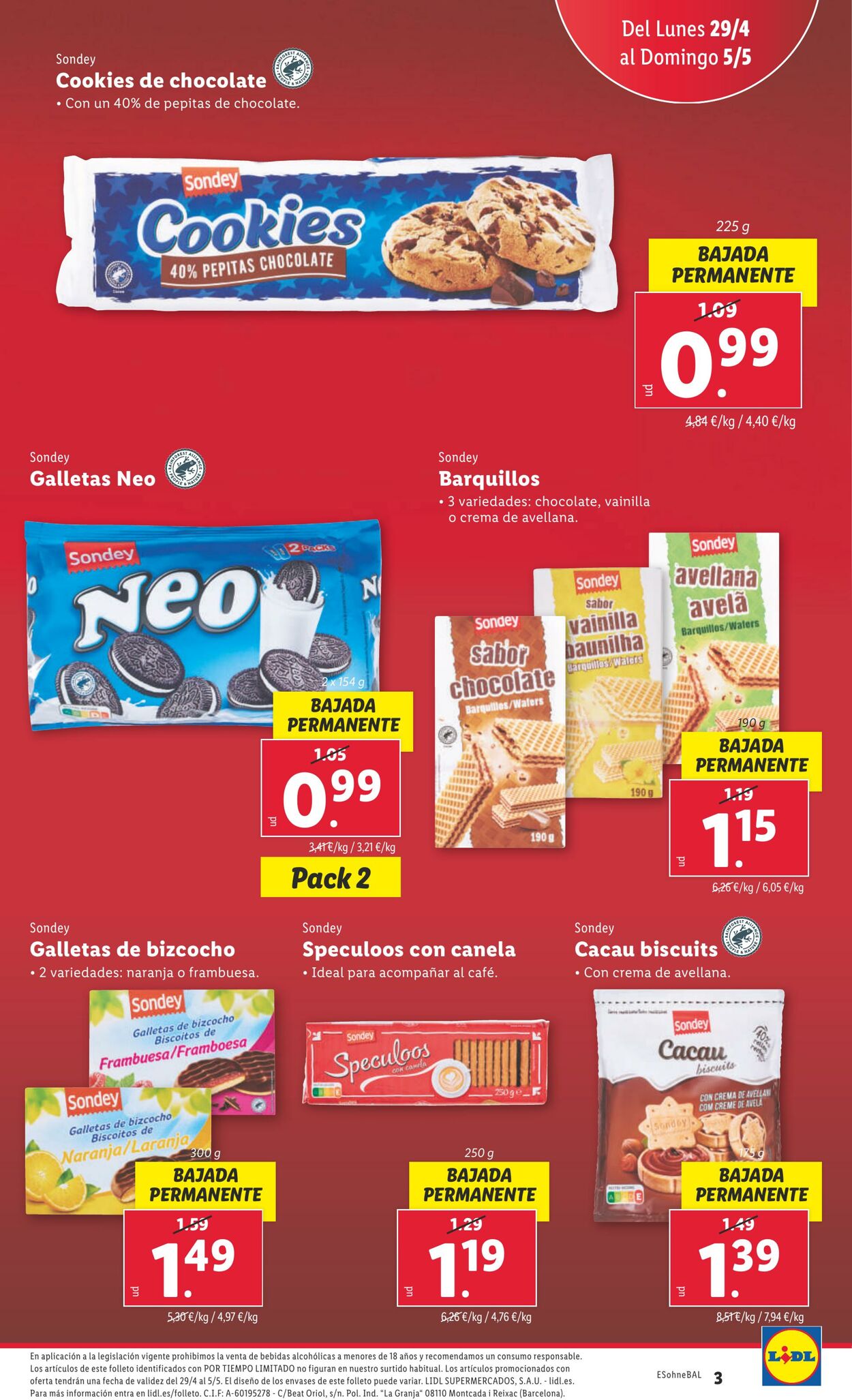 Folleto Lidl 29.04.2024 - 05.05.2024