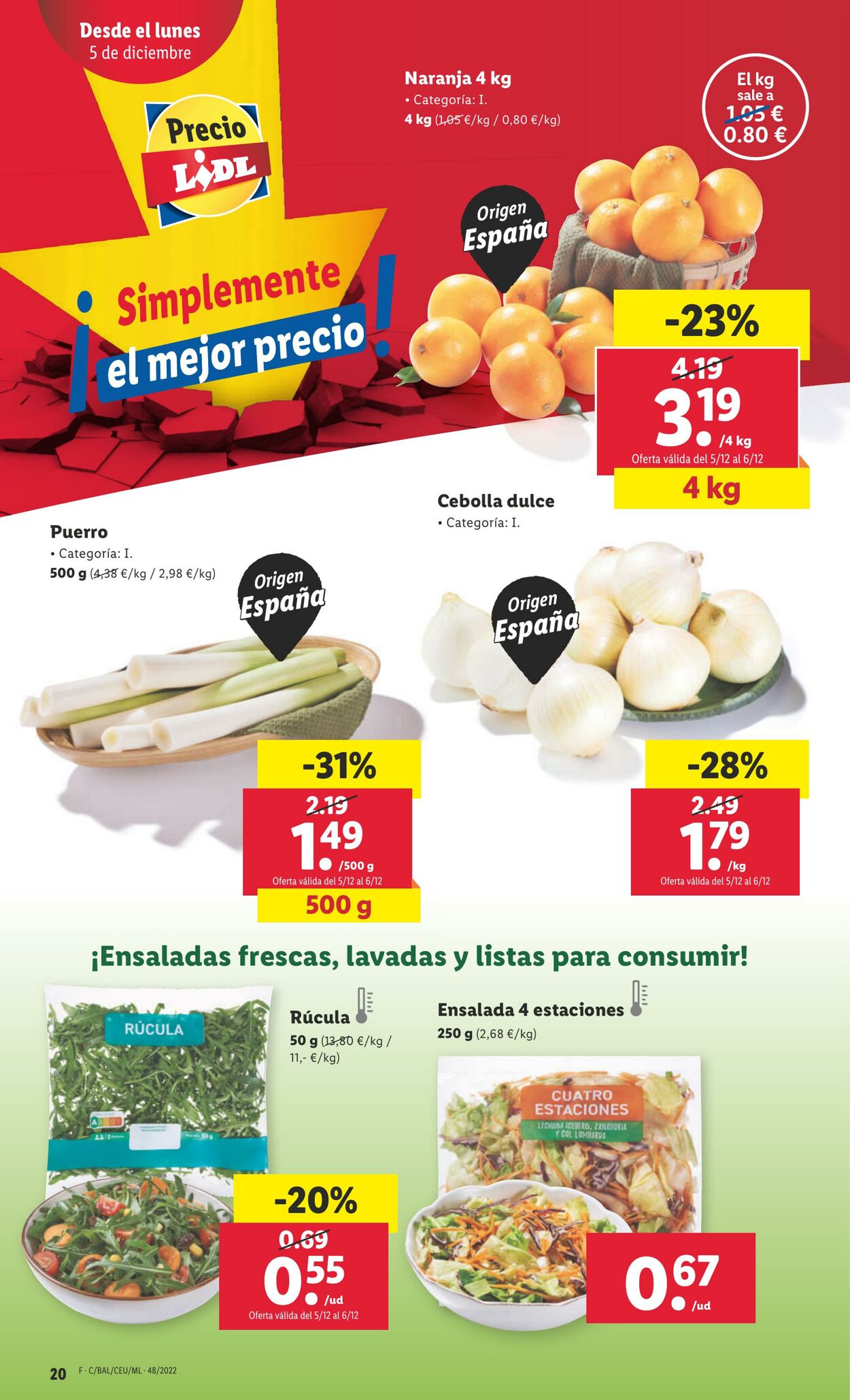 Folleto Lidl 01.12.2022 - 07.12.2022