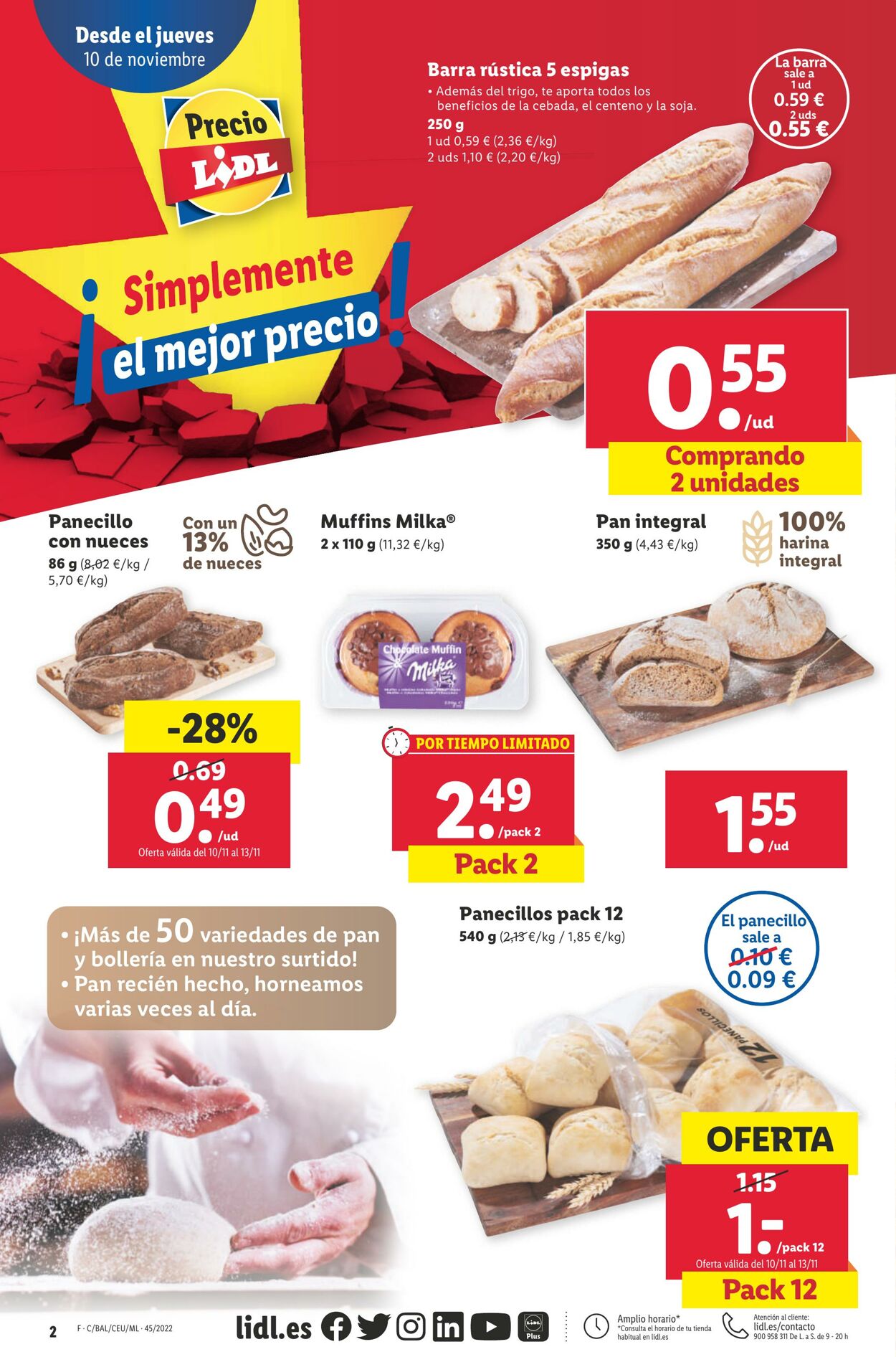 Folleto Lidl 10.11.2022 - 16.11.2022