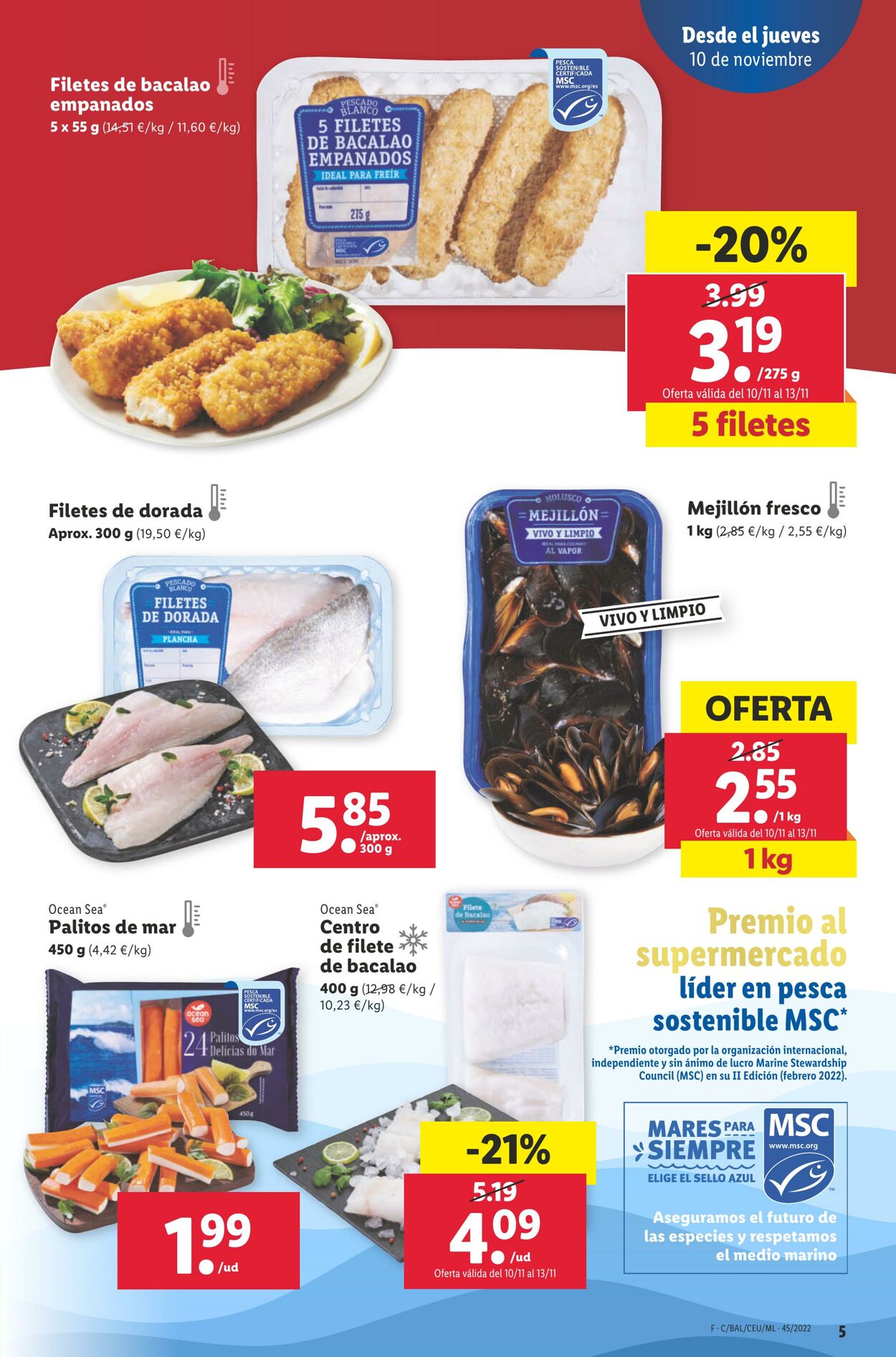 Folleto Lidl 10.11.2022 - 16.11.2022