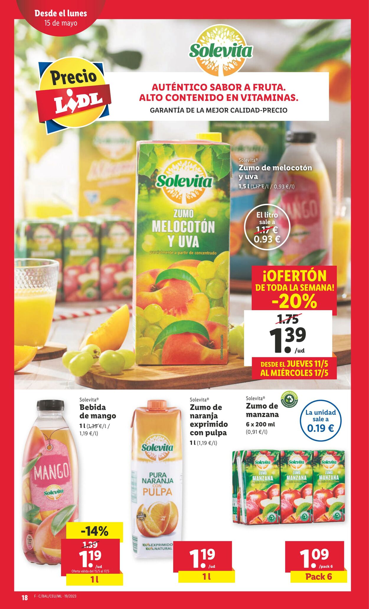 Folleto Lidl 11.05.2023 - 17.05.2023