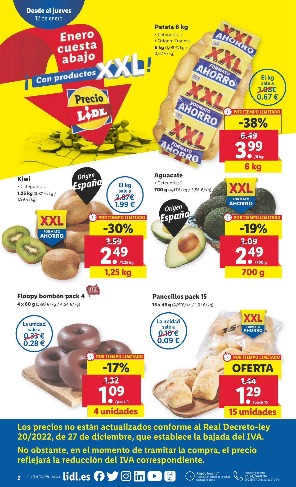 Folleto Lidl 12.01.2023 - 18.01.2023