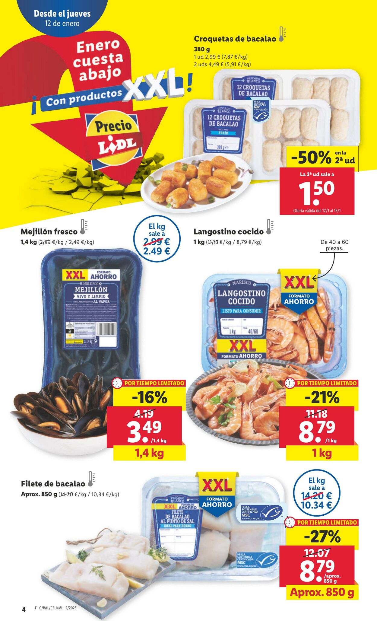 Folleto Lidl 12.01.2023 - 18.01.2023