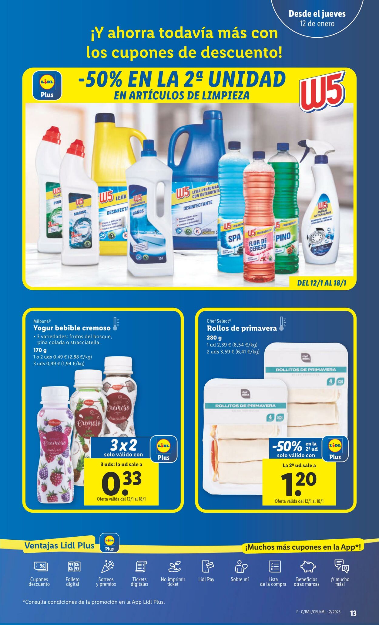 Folleto Lidl 12.01.2023 - 18.01.2023