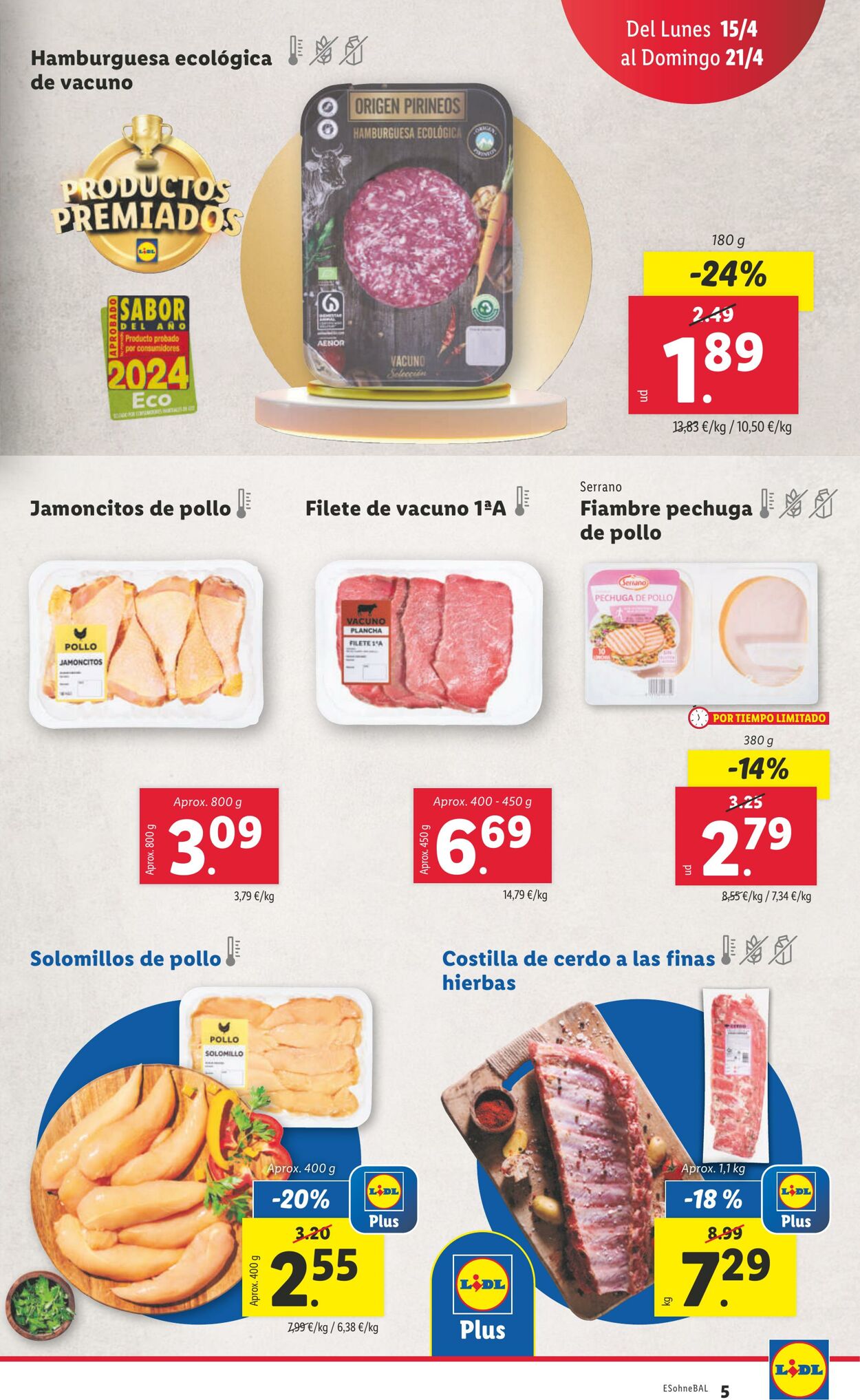 Folleto Lidl 15.04.2024 - 21.04.2024