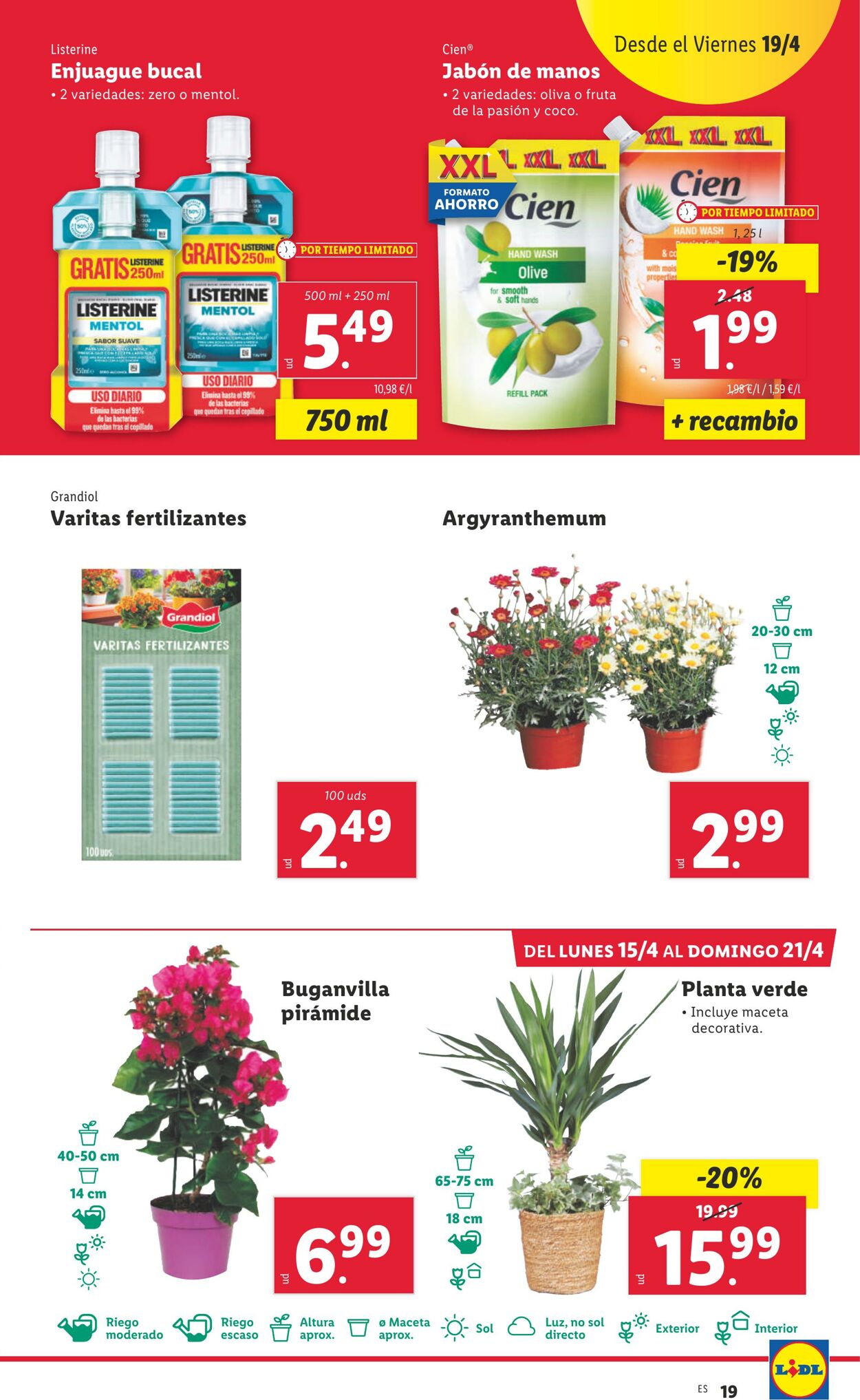 Folleto Lidl 15.04.2024 - 21.04.2024