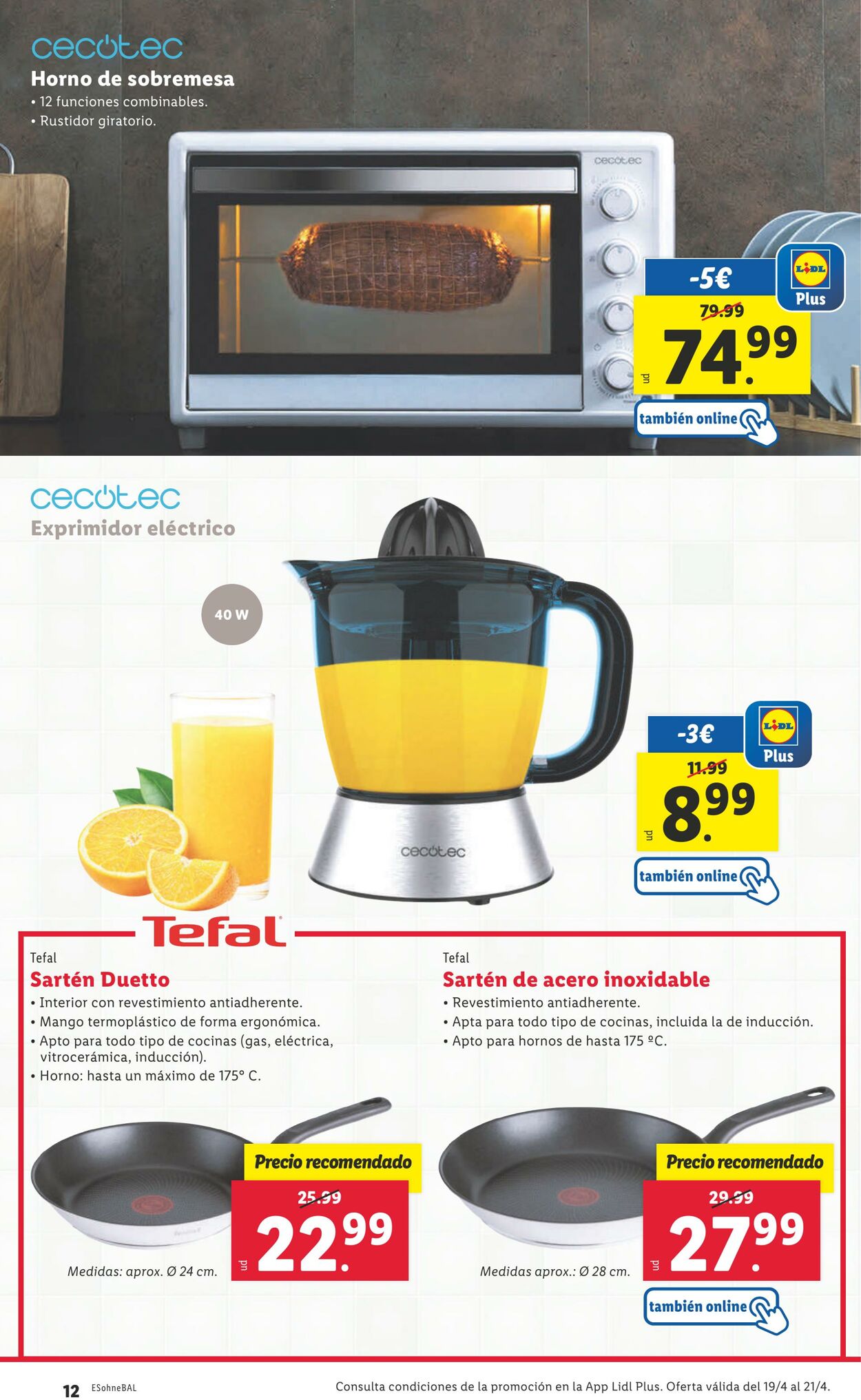 Folleto Lidl 15.04.2024 - 21.04.2024