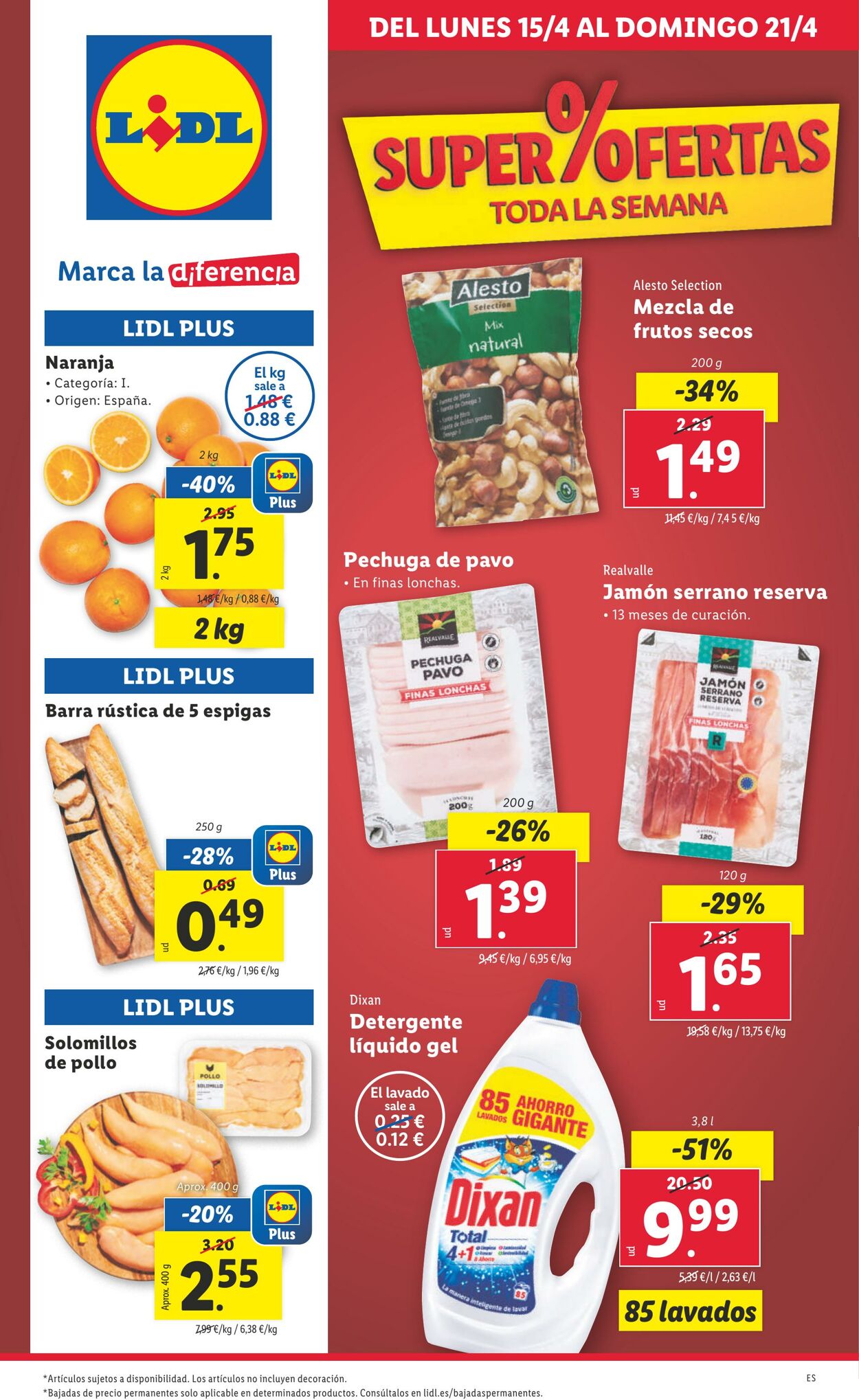 Folleto Lidl 15.04.2024 - 21.04.2024