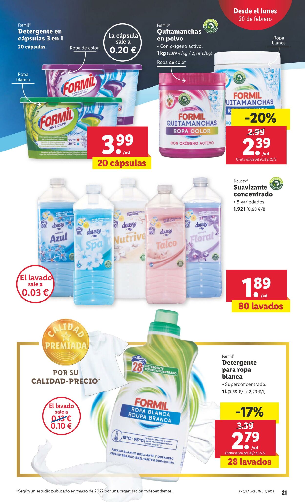 Folleto Lidl 16.02.2023 - 22.02.2023