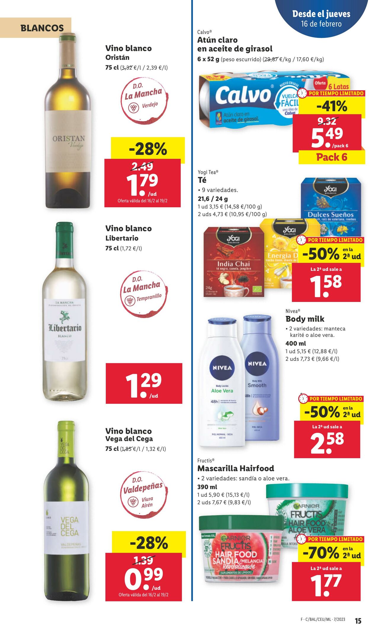 Folleto Lidl 16.02.2023 - 22.02.2023