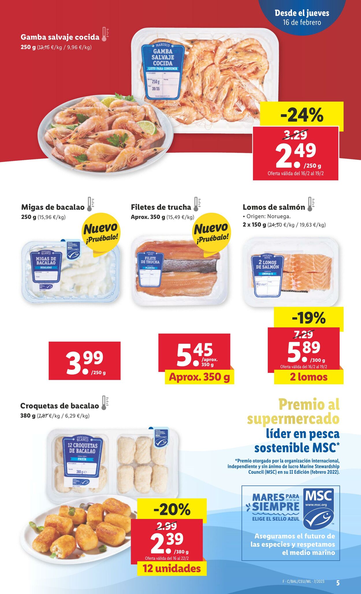 Folleto Lidl 16.02.2023 - 22.02.2023