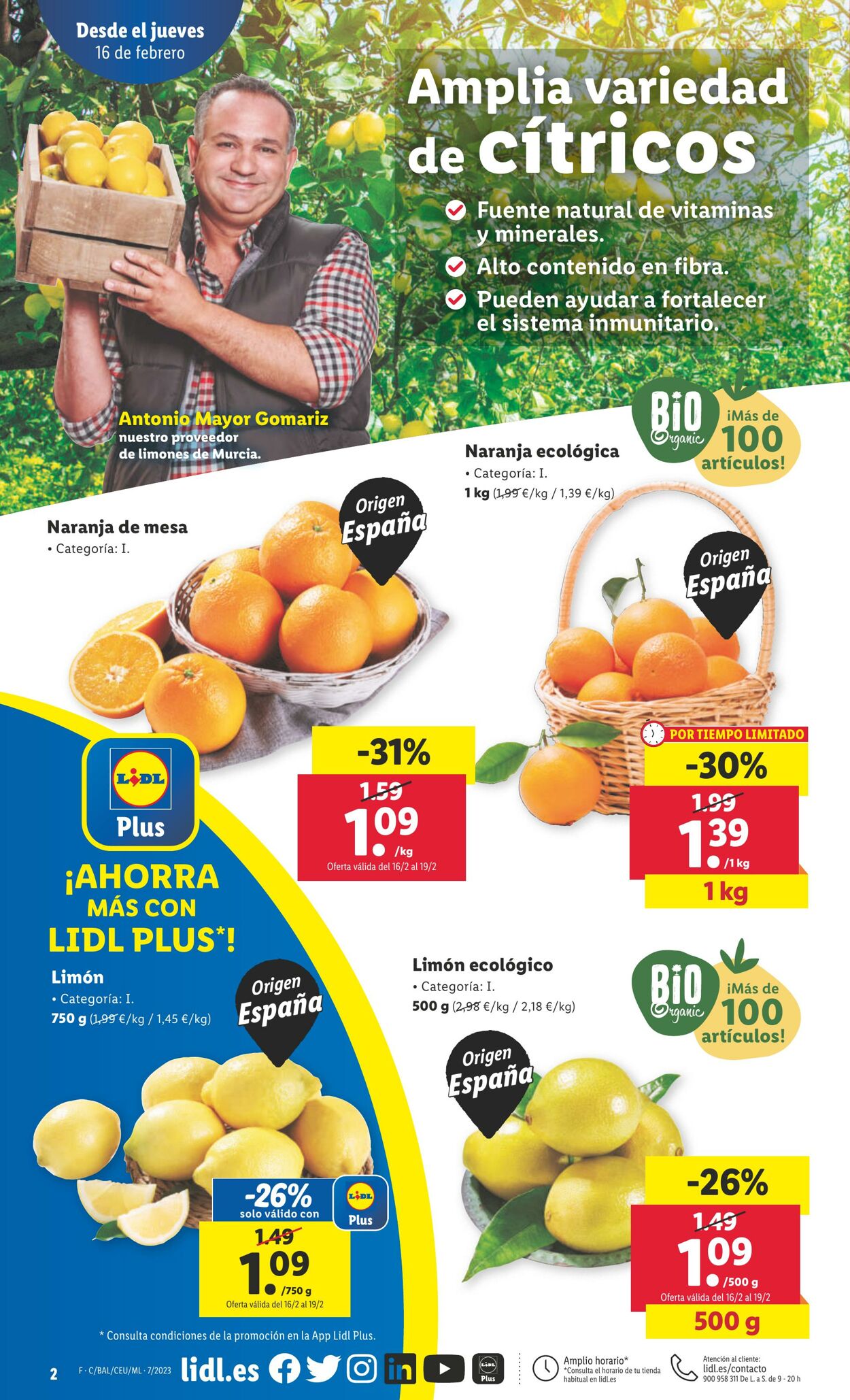 Folleto Lidl 16.02.2023 - 22.02.2023