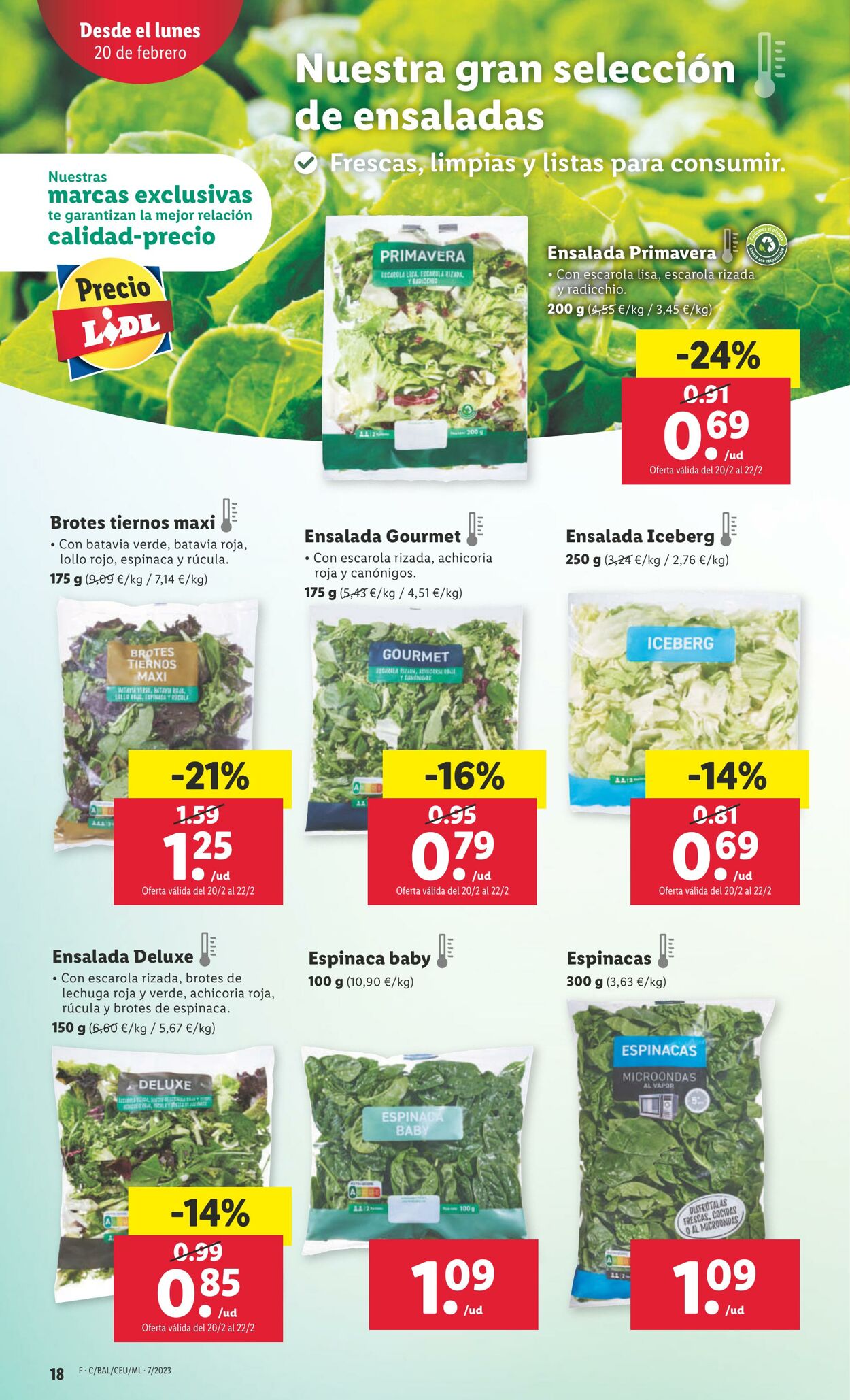 Folleto Lidl 16.02.2023 - 22.02.2023