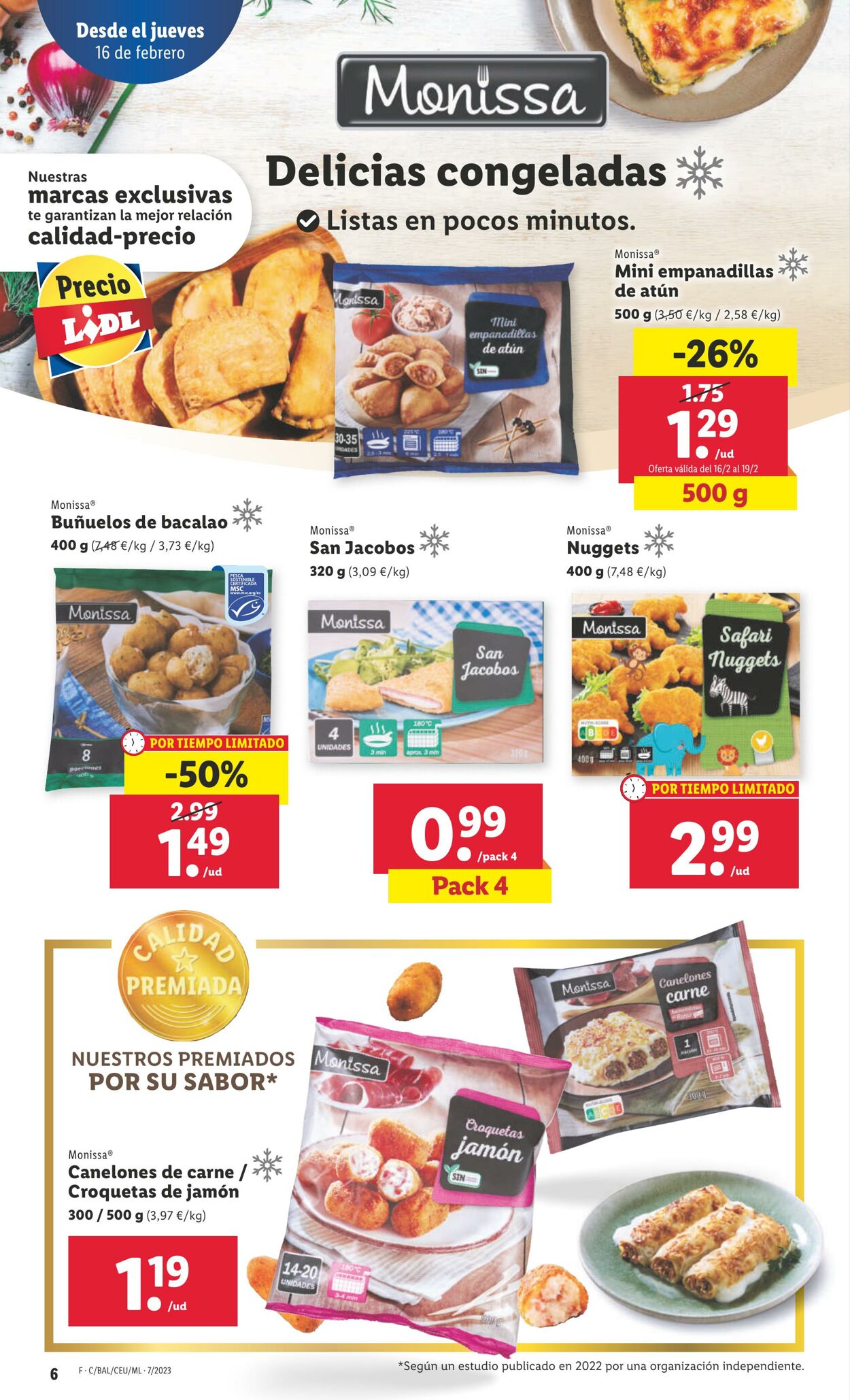 Folleto Lidl 16.02.2023 - 22.02.2023