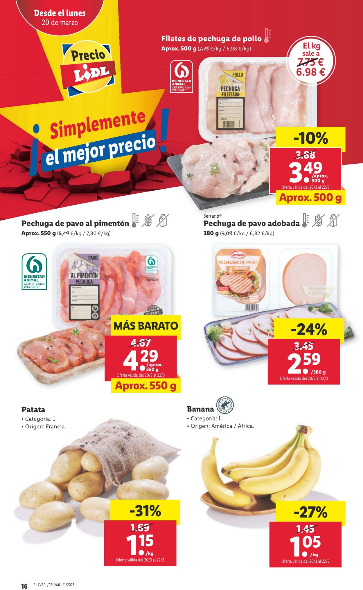 Folleto Lidl 16.03.2023 - 22.03.2023